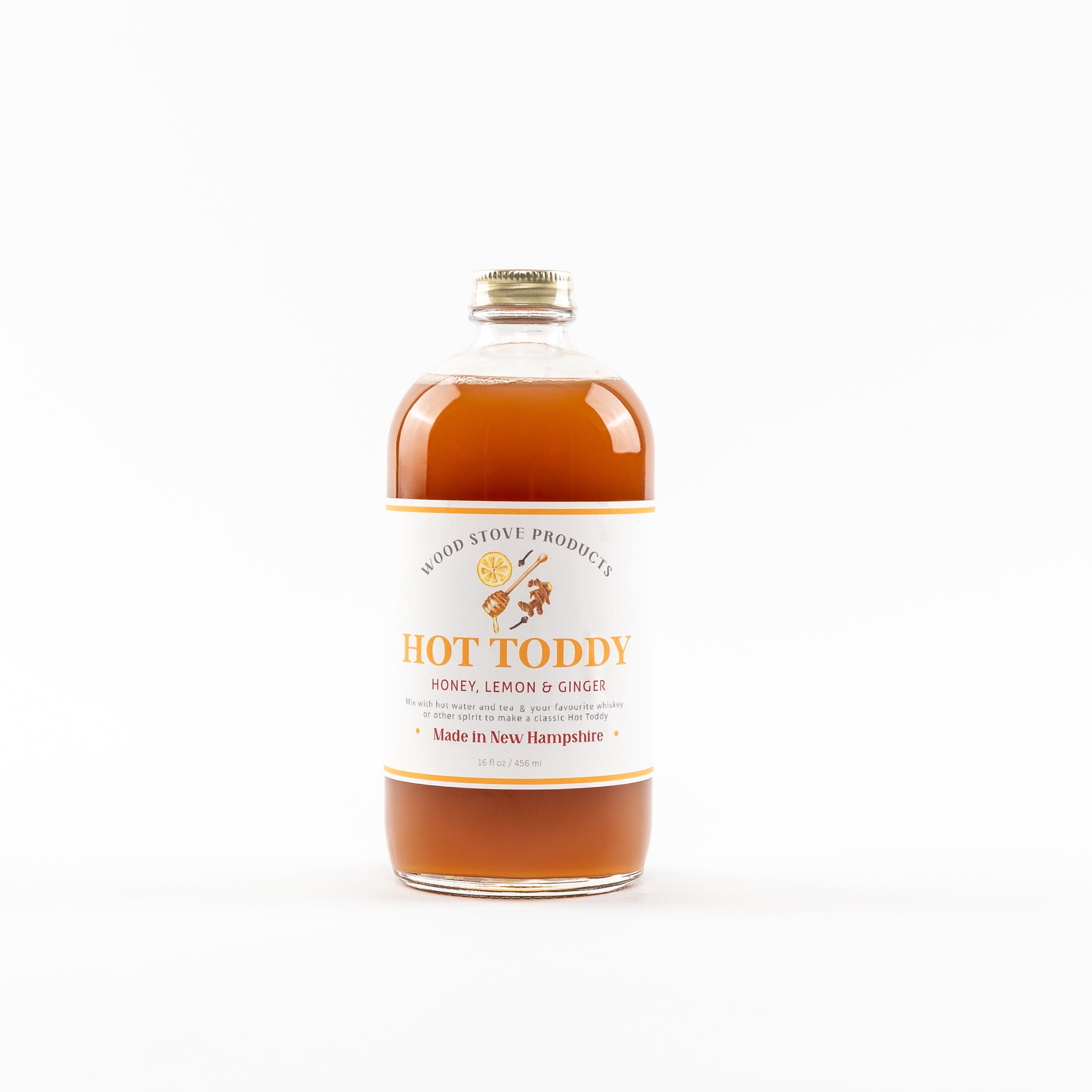 Hot Toddy Mix (Honey, Lemon & Ginger), 16oz by Wood Stove Kitchen