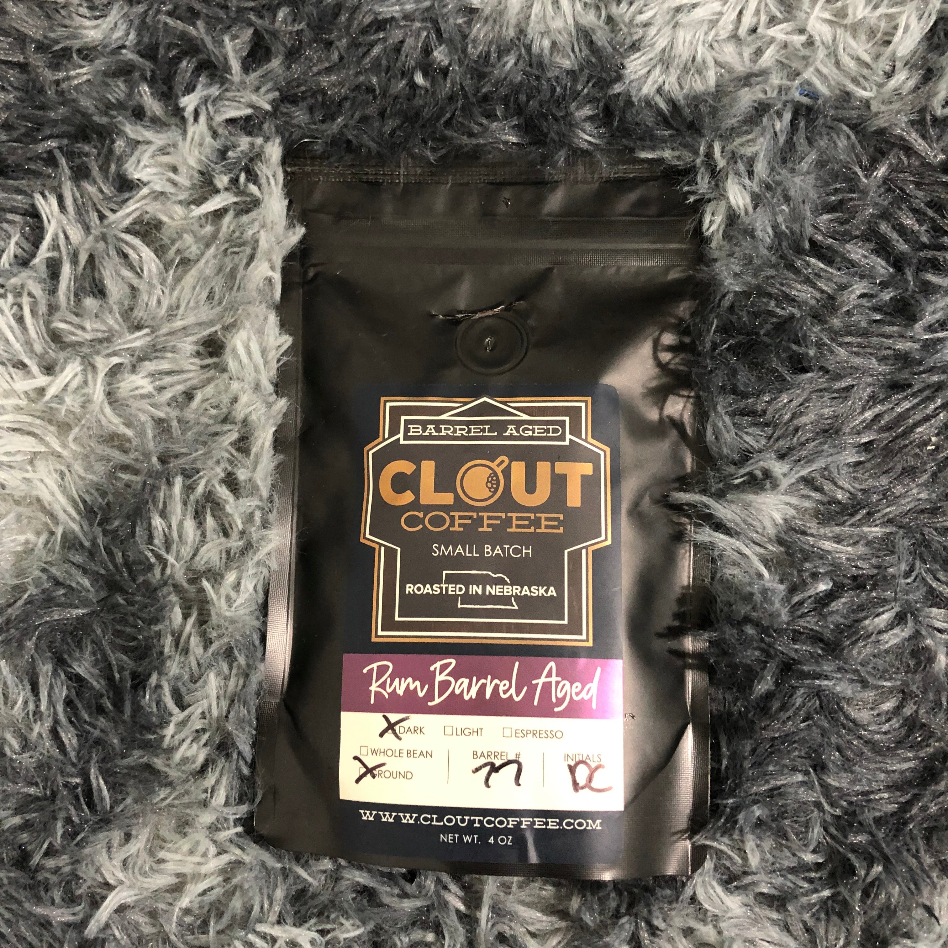 Rum Barrel Aged | Variety Sampler 4oz by Clout Coffee