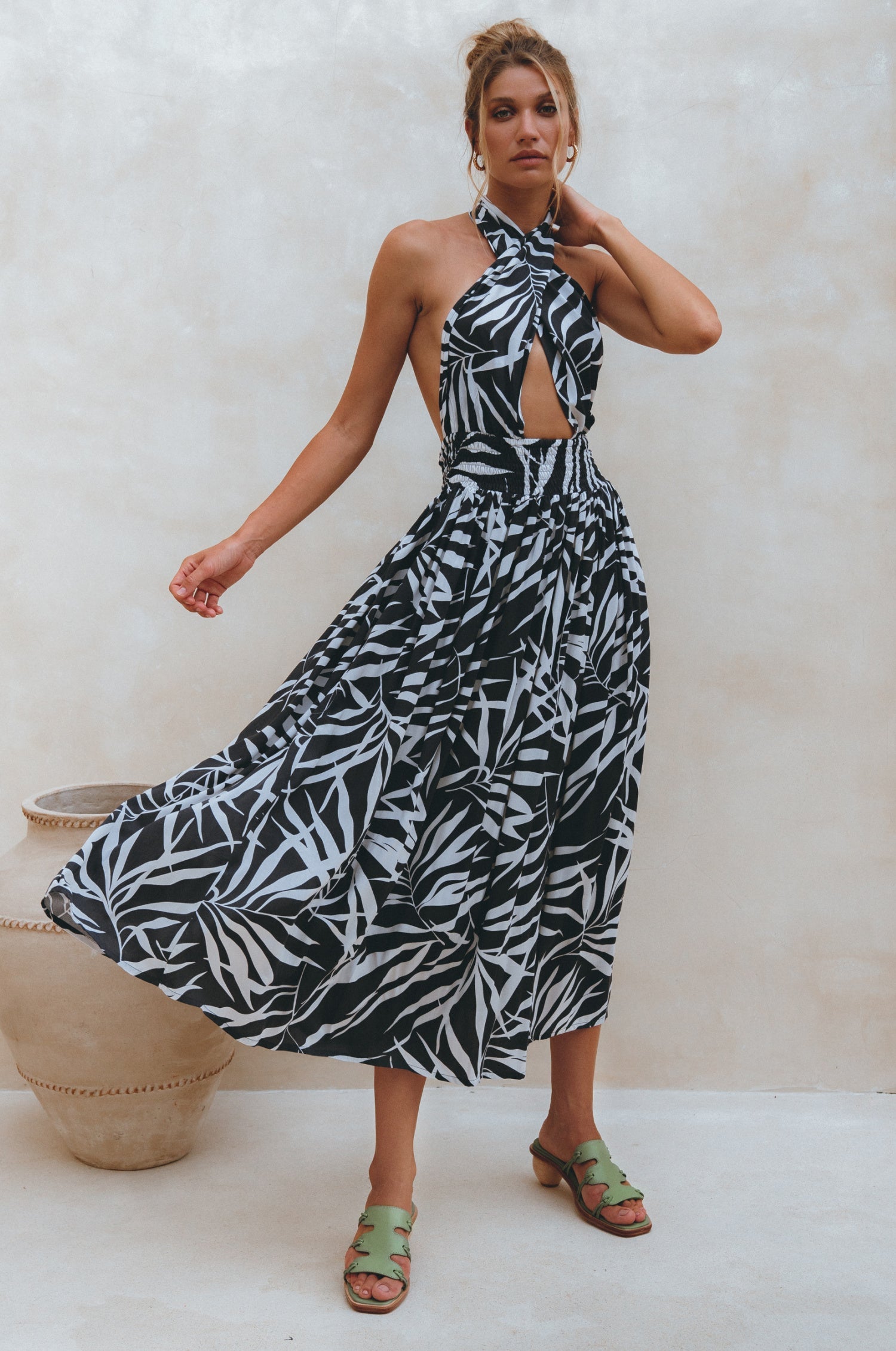 Ibiza Round Heel Mules by Bali ELF