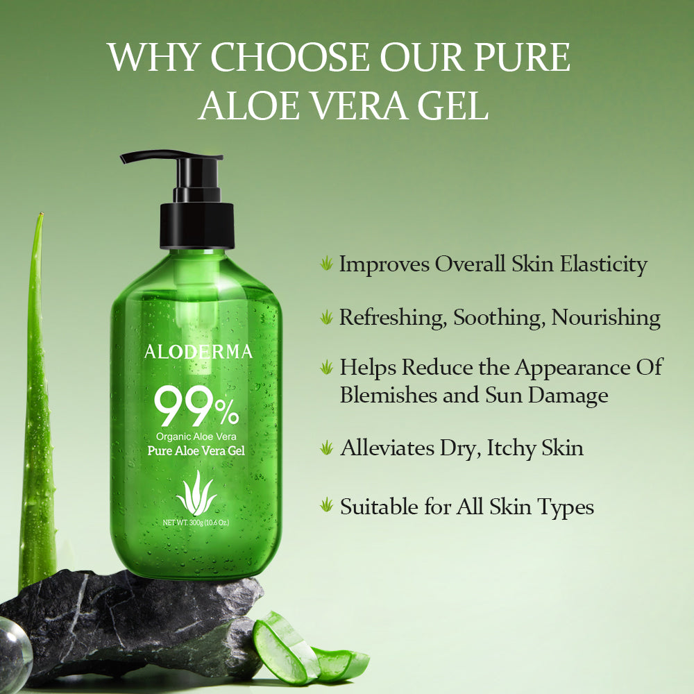 ALODERMA Pure Aloe Vera Gel 300g by AloeCure