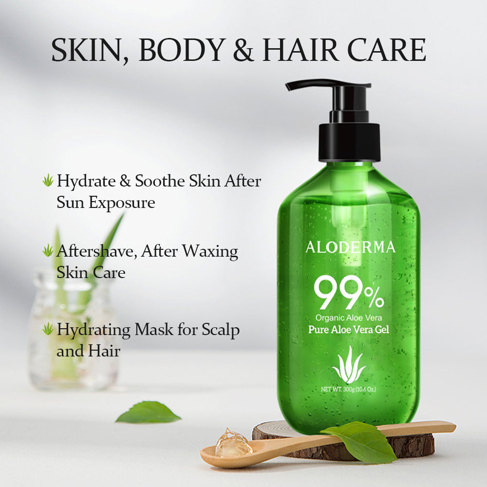 ALODERMA Pure Aloe Vera Gel 300g by AloeCure