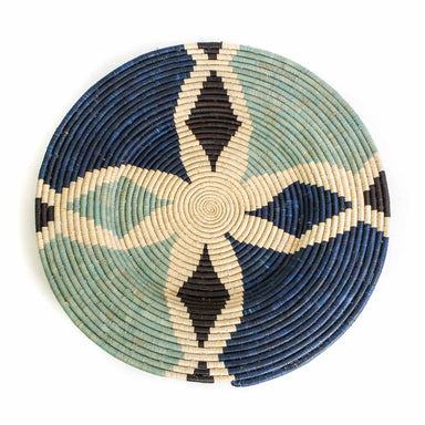  27" Extra Large Cool Benoite Woven Wall Art Plate by Kazi Goods - Wholesale Kazi Goods - Wholesale Perfumarie