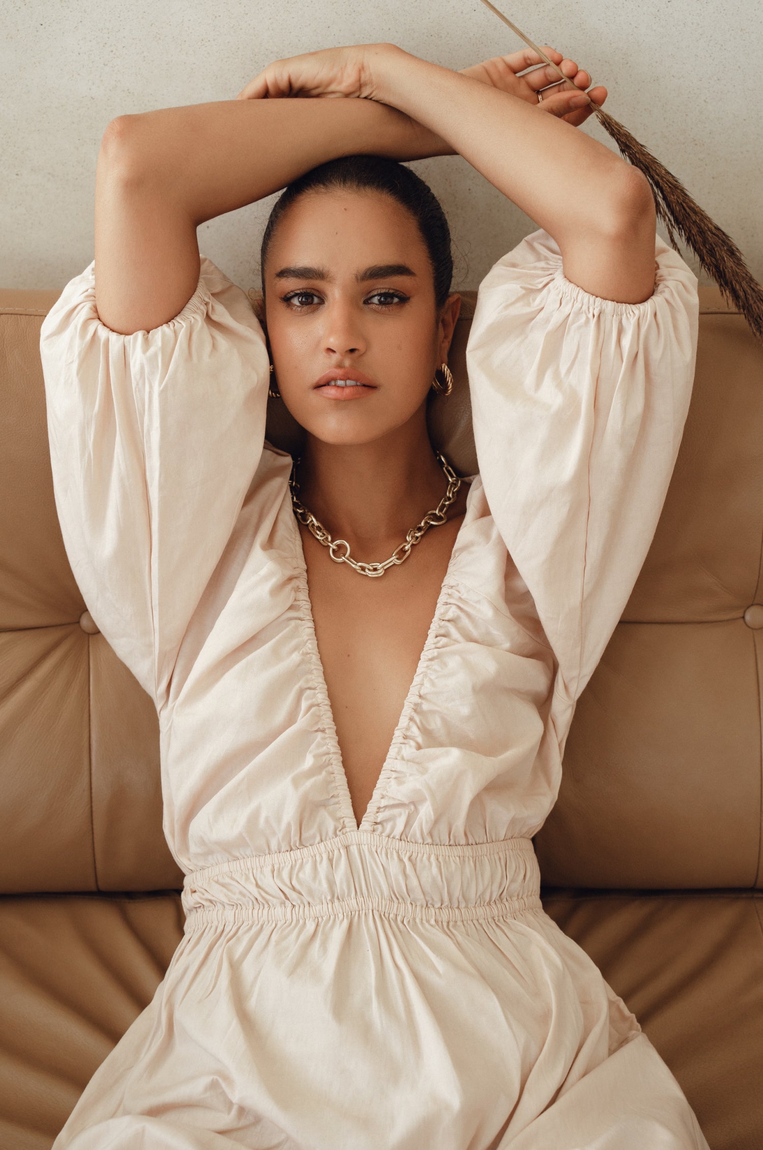 Kezas Cotton Maxi Dress by Bali ELF