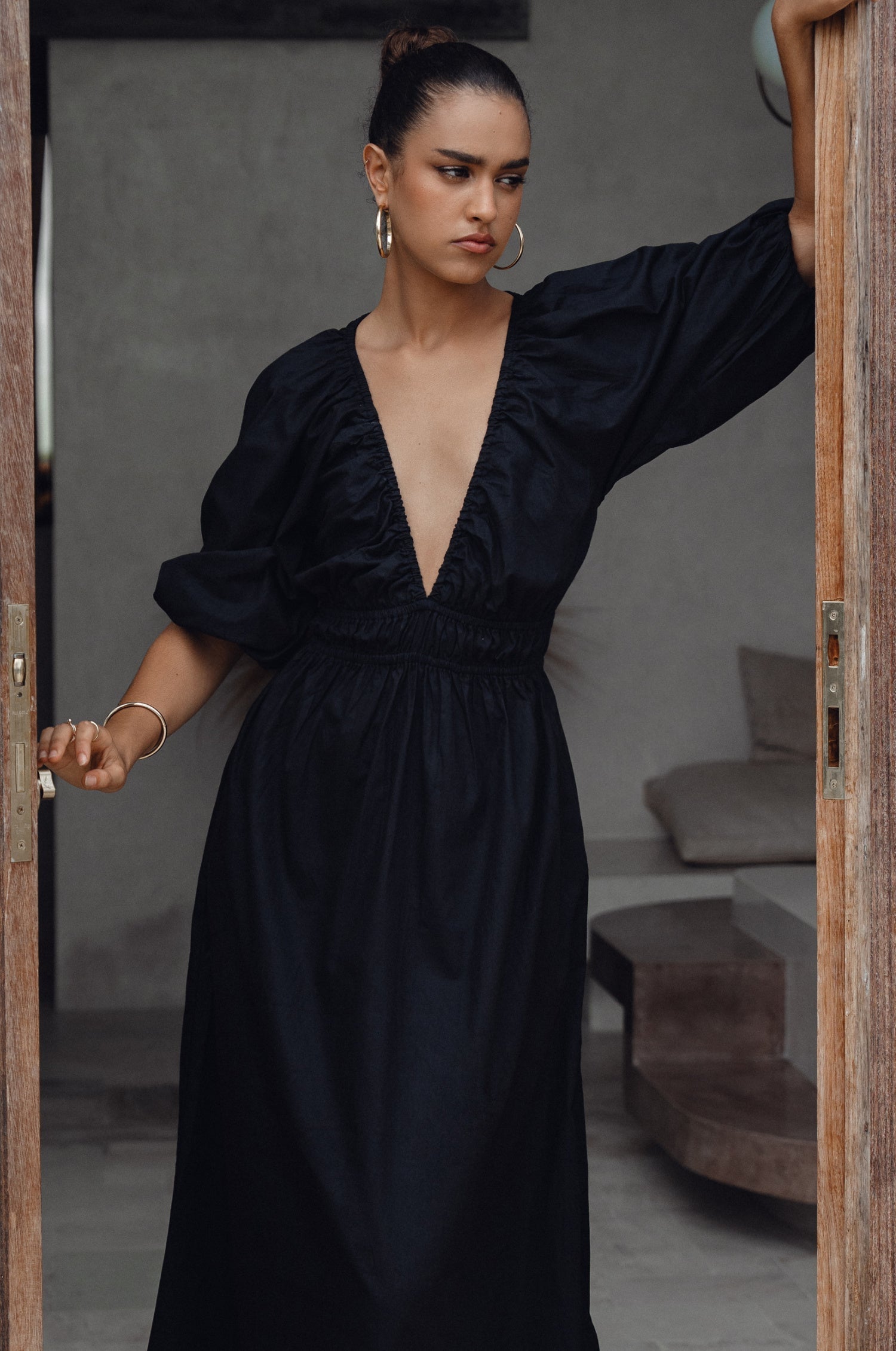 Kezas Cotton Maxi Dress by Bali ELF