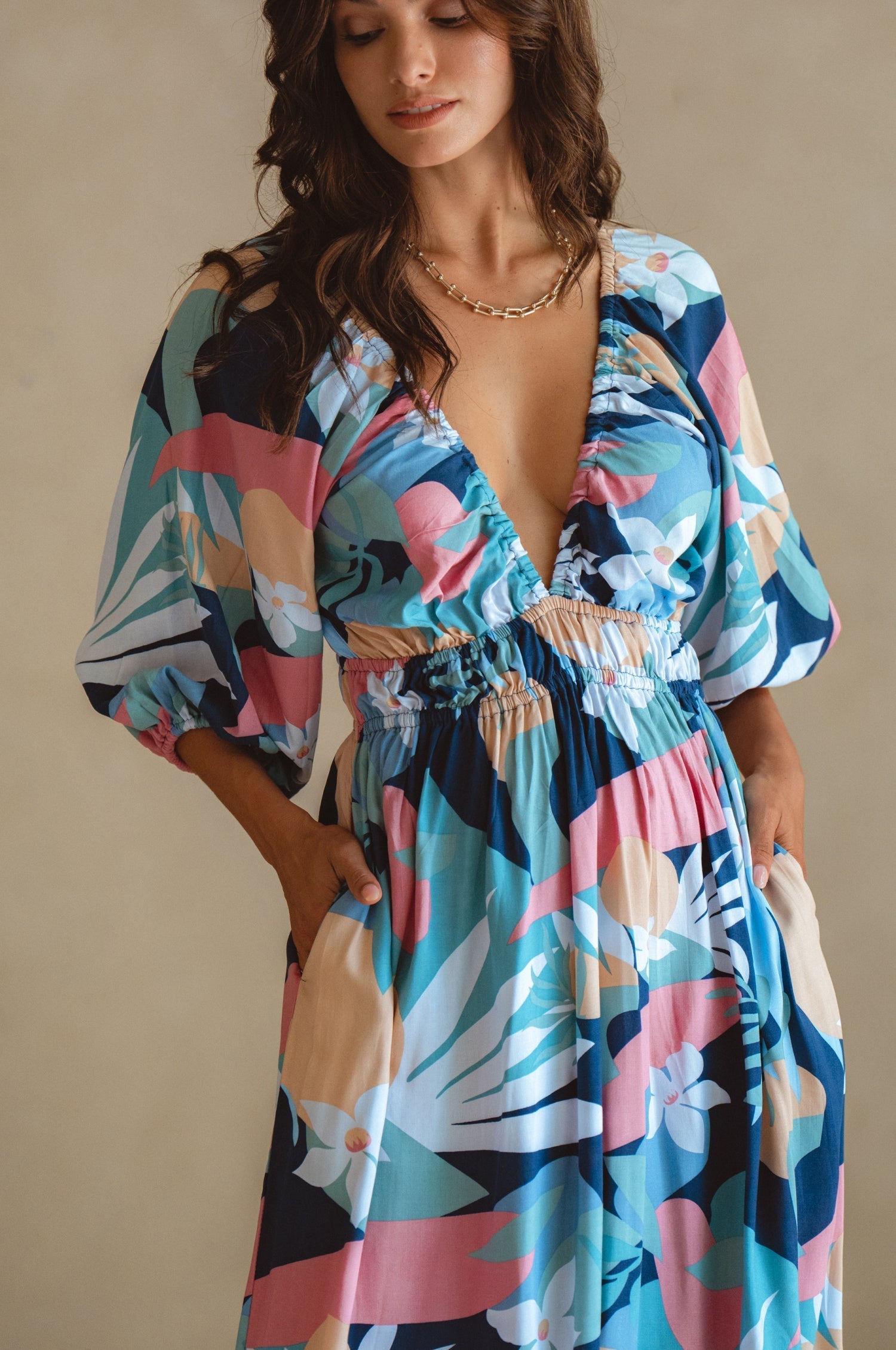 Kezas Maxi Dress by Bali ELF