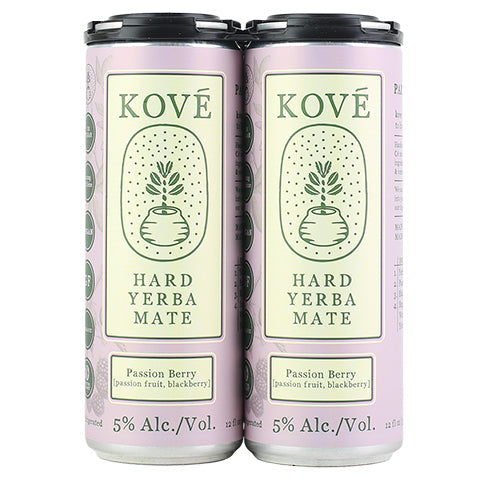 Kove Passion Berry Hard Yerba Mate Seltzer by CraftShack Liquor Store