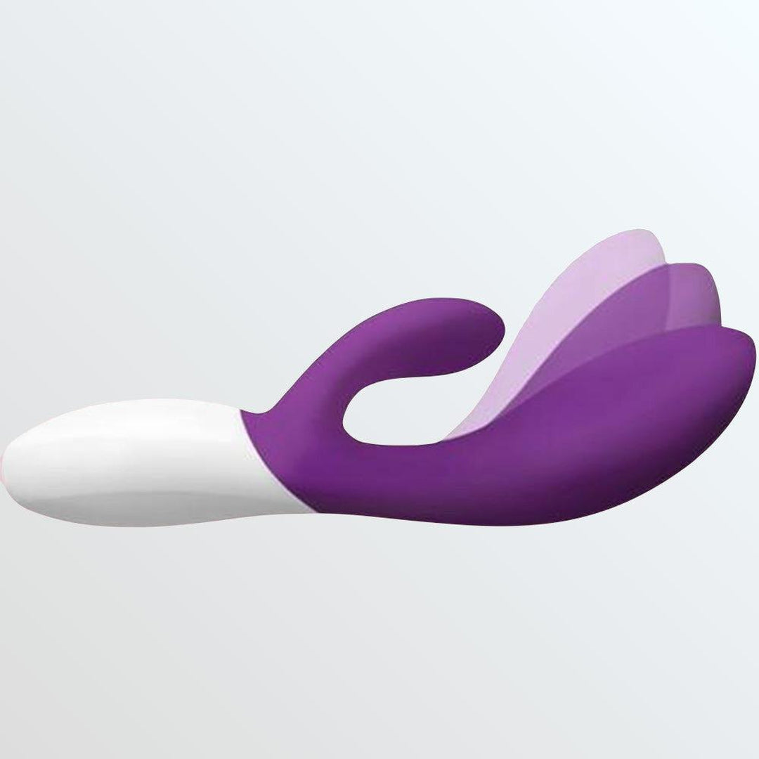 LELO Ina Wave Waterproof Rabbit Vibrator - Plum by Condomania.com