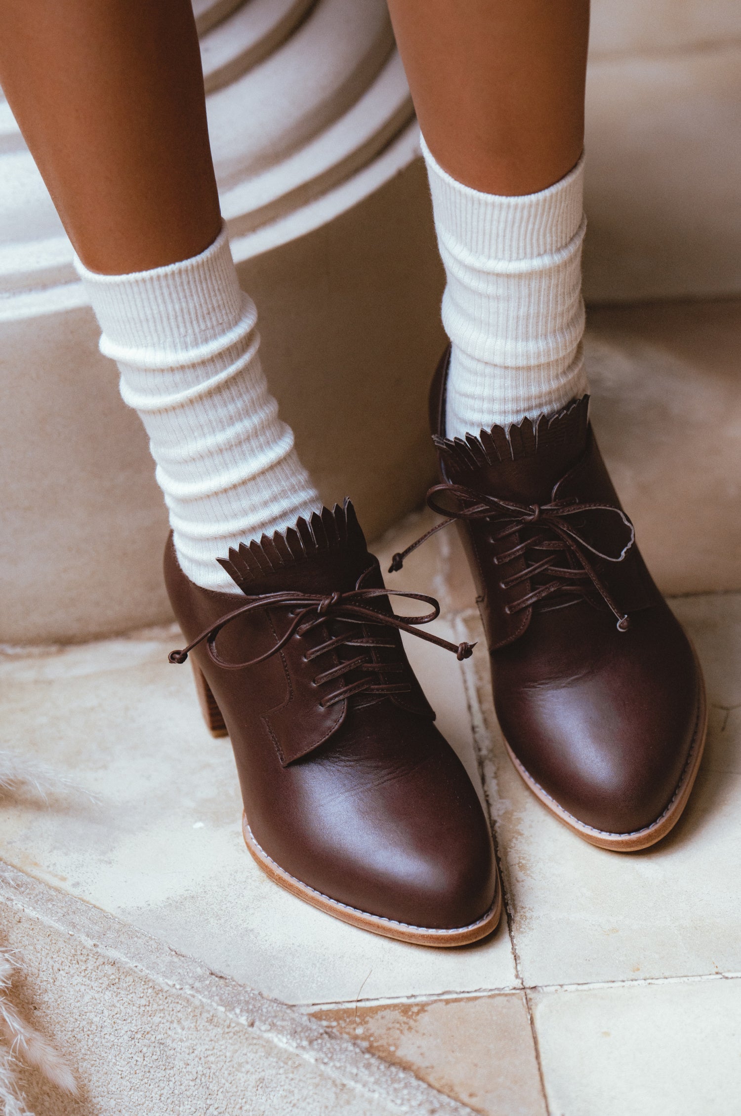 Lyon Lace-up Leather Oxfords by Bali ELF