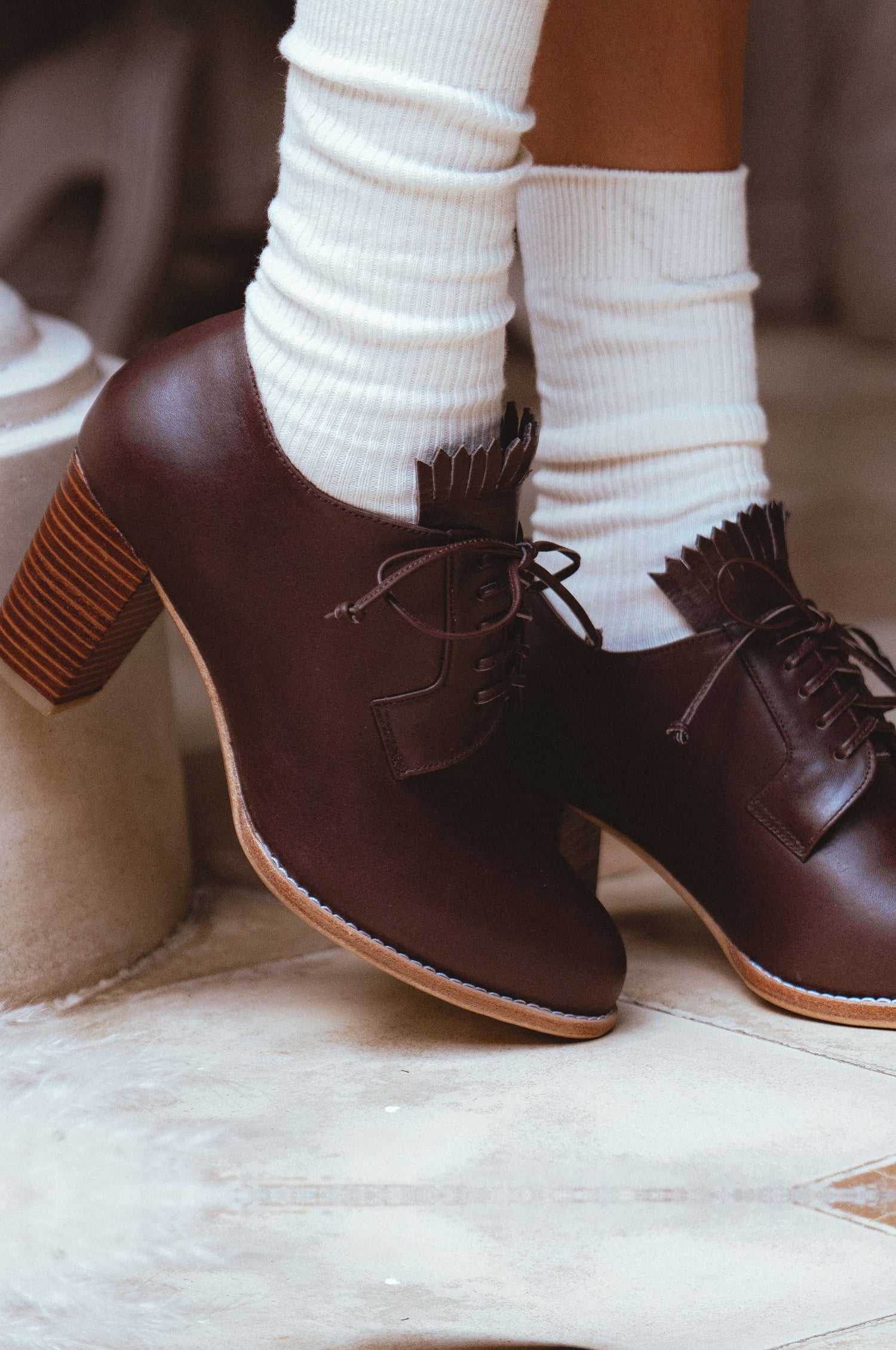 Lyon Lace-up Leather Oxfords by Bali ELF
