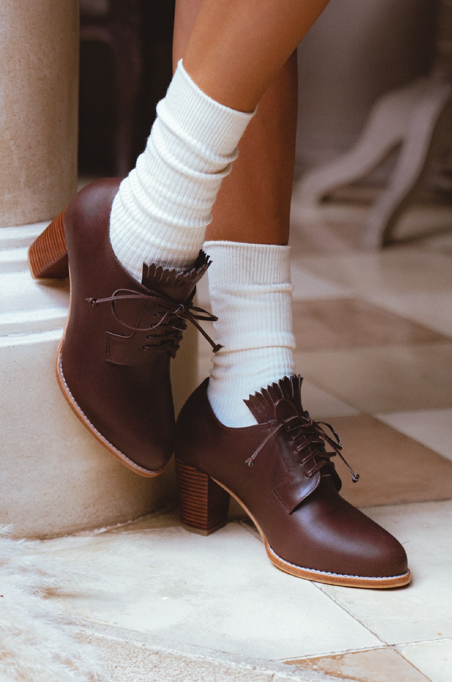 Lyon Lace-up Leather Oxfords by Bali ELF