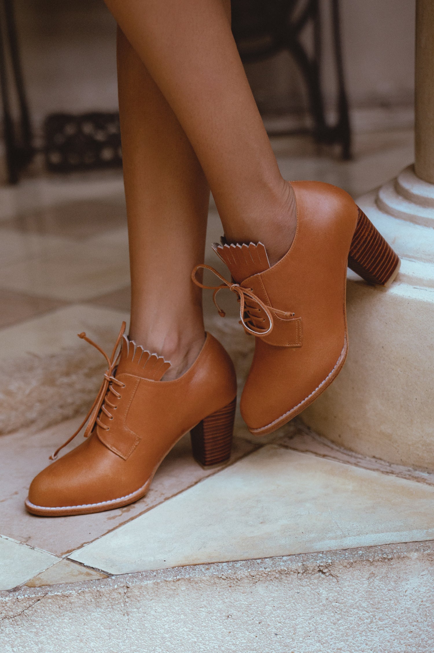 Lyon Lace-up Leather Oxfords by Bali ELF
