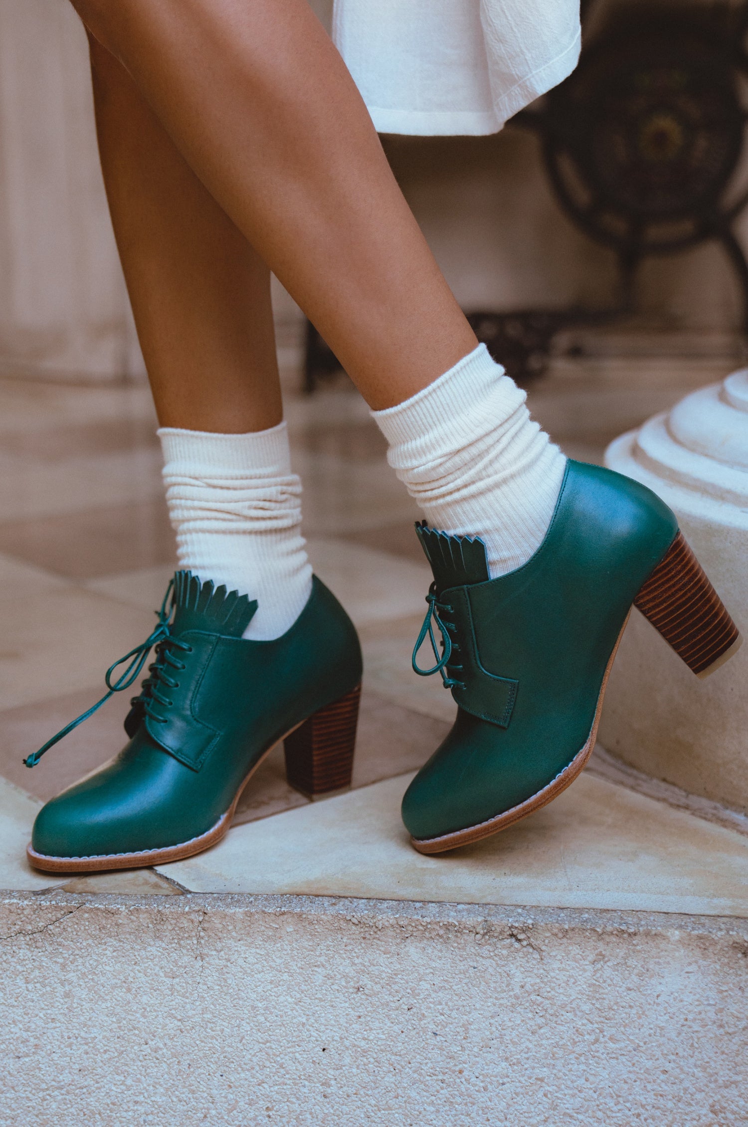 Lyon Lace-up Leather Oxfords by Bali ELF