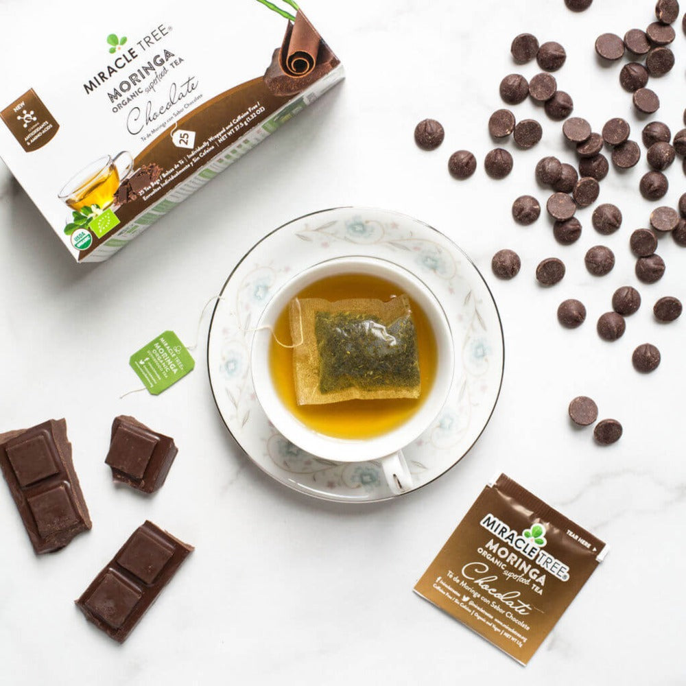 Organic Moringa Tea, Chocolate by Miracle Tree