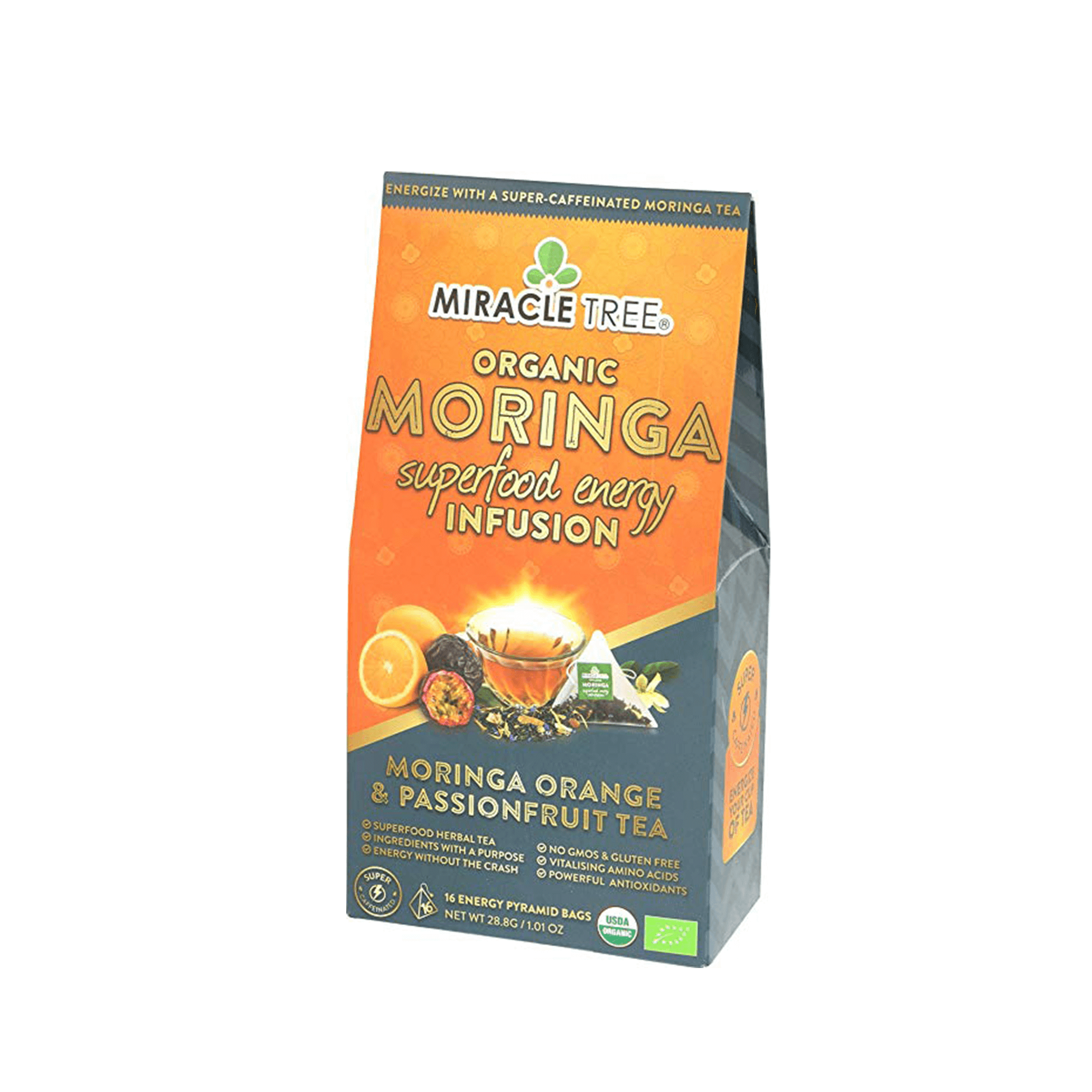 Moringa Energy Tea, Orange Passionfruit by Miracle Tree