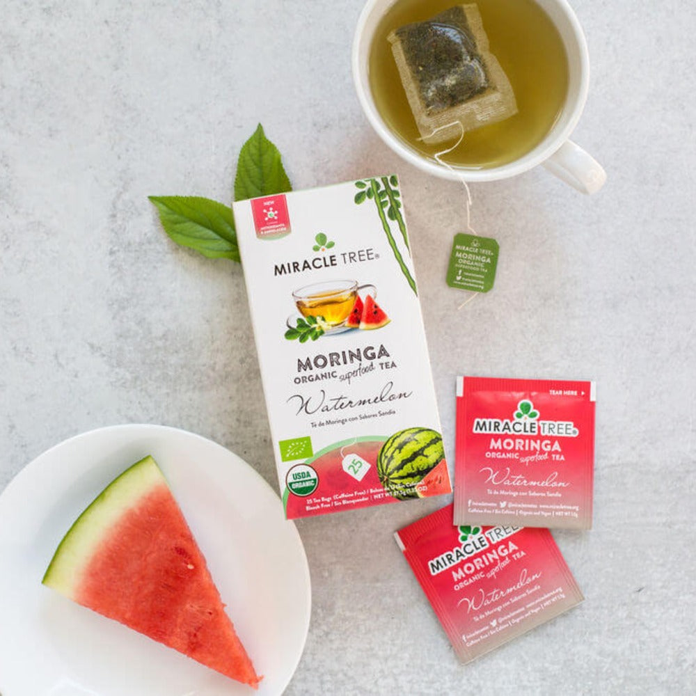 Organic Moringa Tea, Watermelon by Miracle Tree