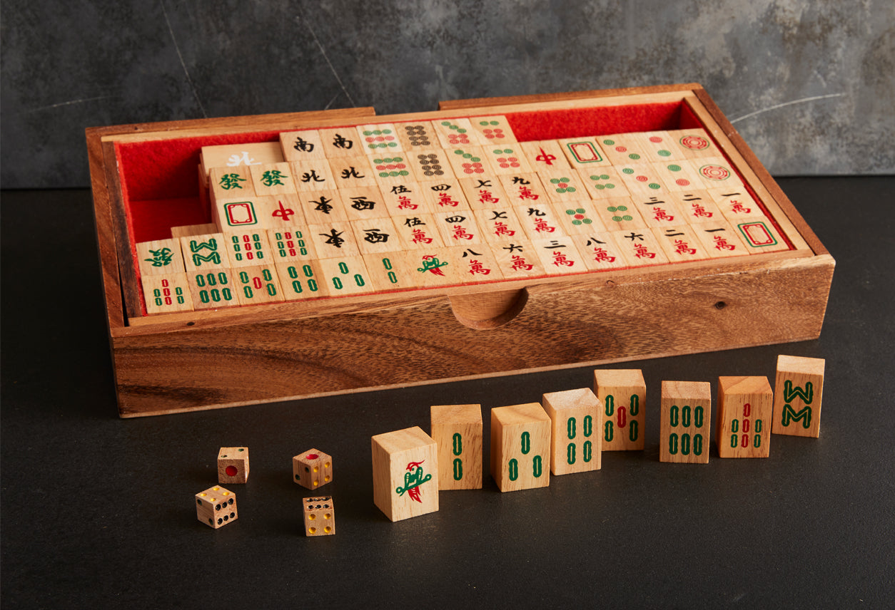 MahJong - Mangowood Game Set by Verve Culture