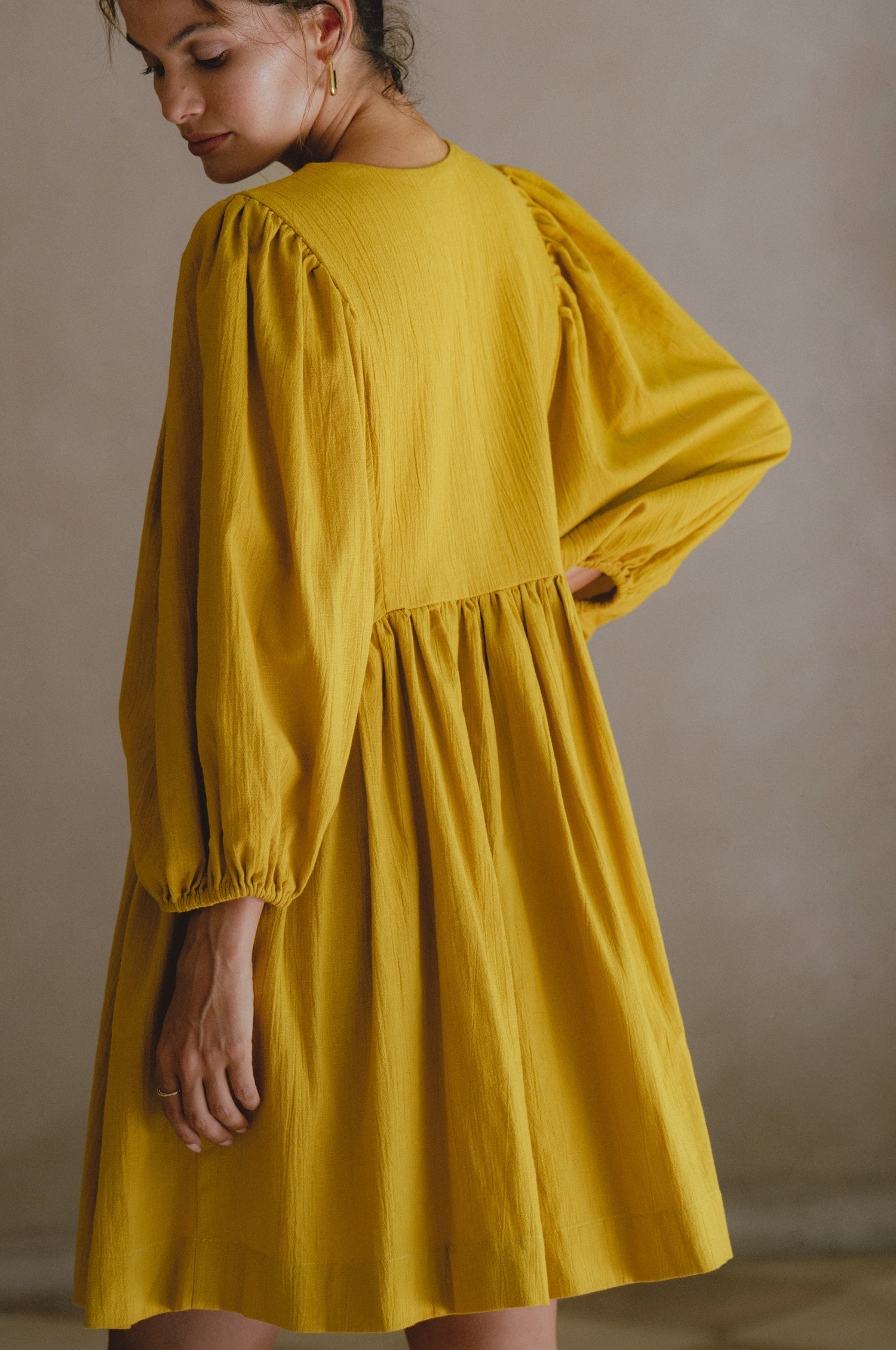 Maribelle Baby Doll Linen Dress by Bali ELF