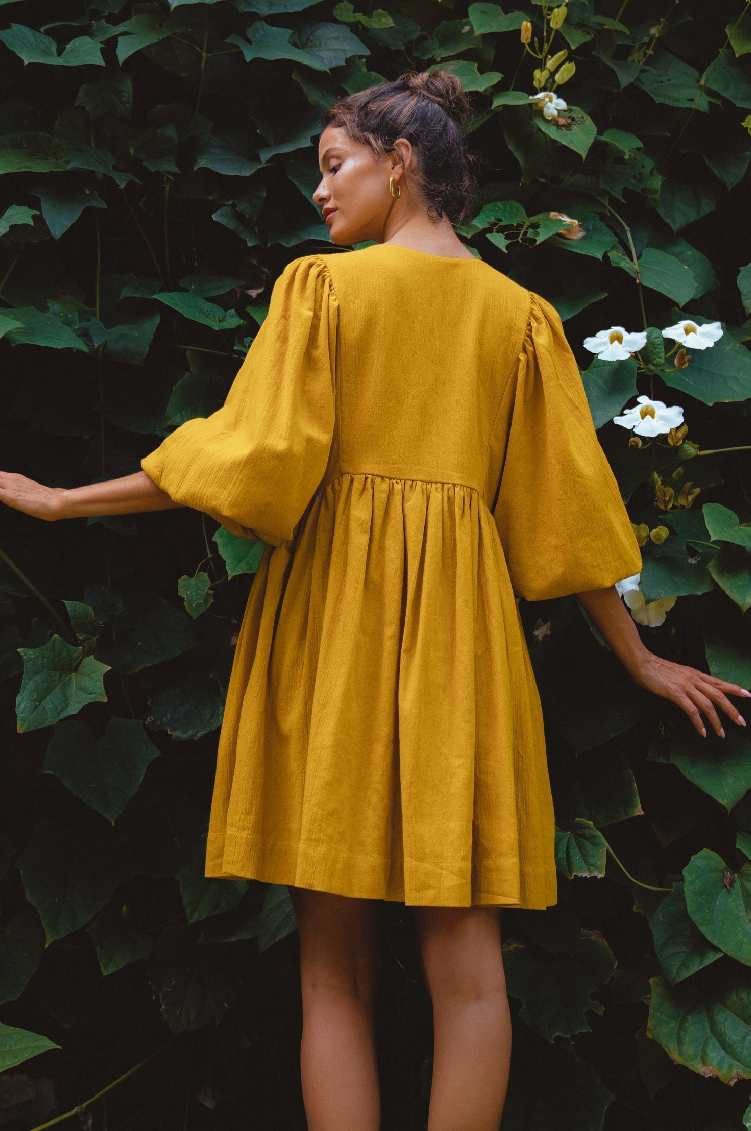 Maribelle Baby Doll Linen Dress by Bali ELF