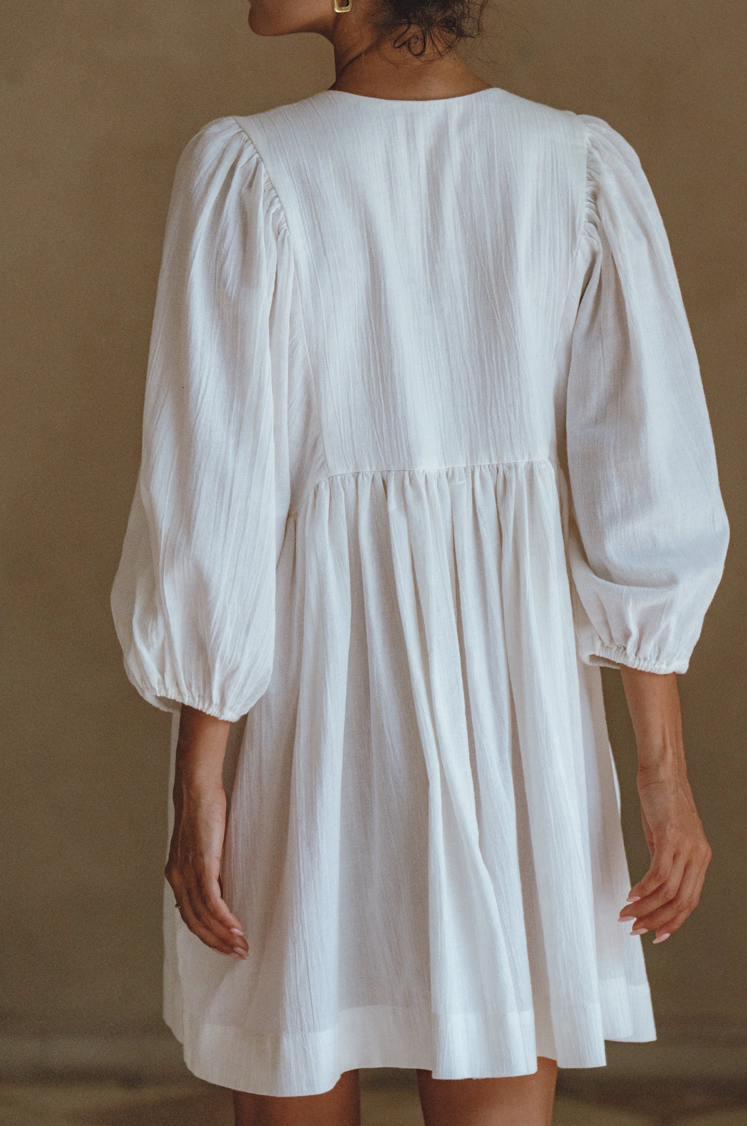 Maribelle Baby Doll Linen Dress by Bali ELF