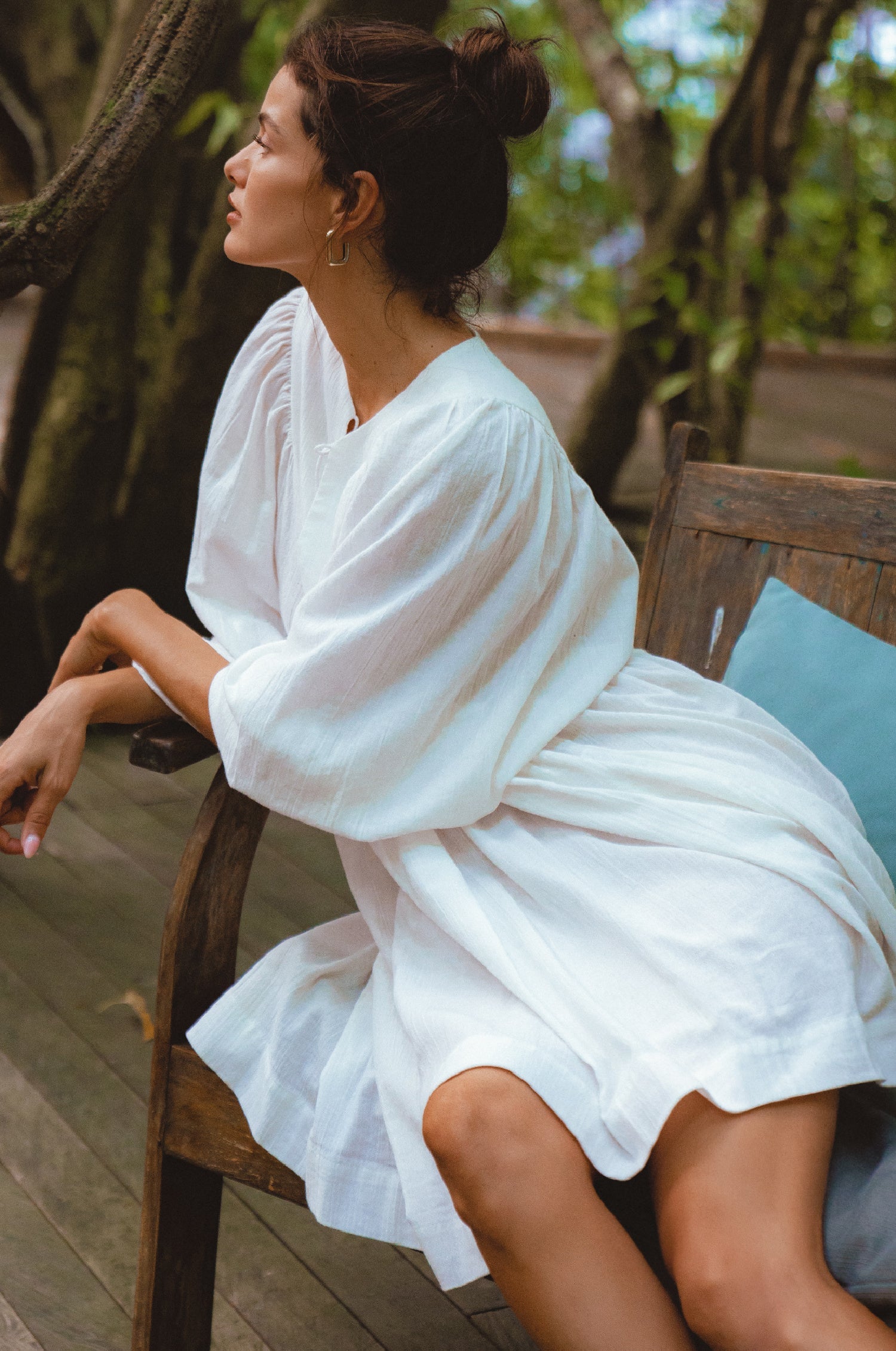 Maribelle Baby Doll Linen Dress by Bali ELF