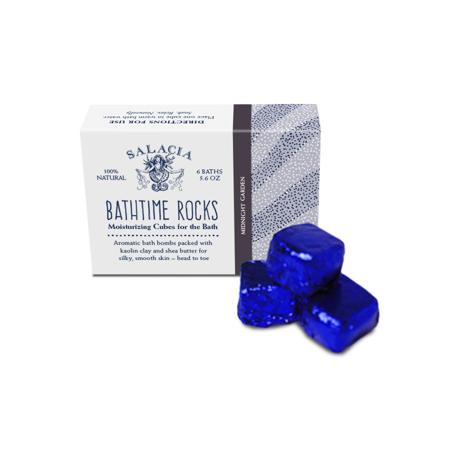 Midnight Garden BathTime Rocks (Set of 6) by Salacia Salts