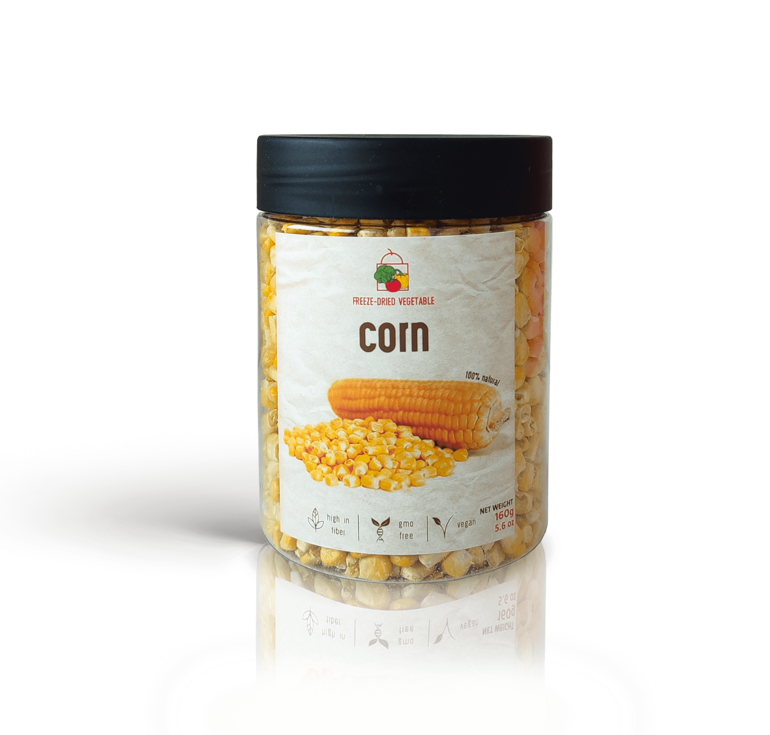 Freeze Dried Corn by Diaita Smart Foods (Worldwide Shipping)