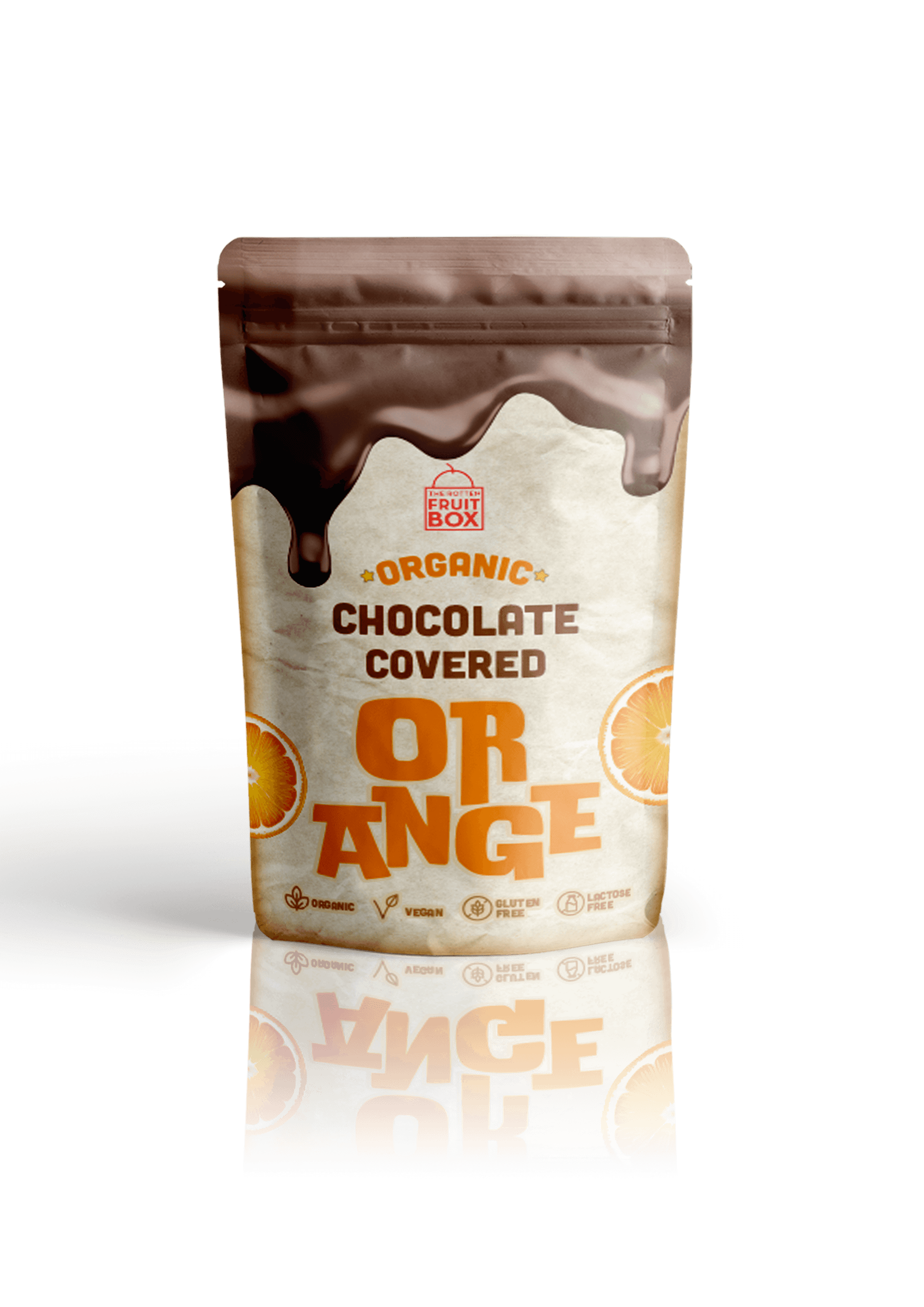 Organic Chocolate covered Orange by Diaita Smart Foods (Worldwide Shipping)