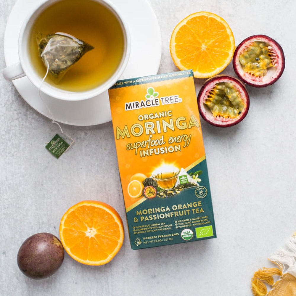 Moringa Energy Tea, Orange Passionfruit by Miracle Tree