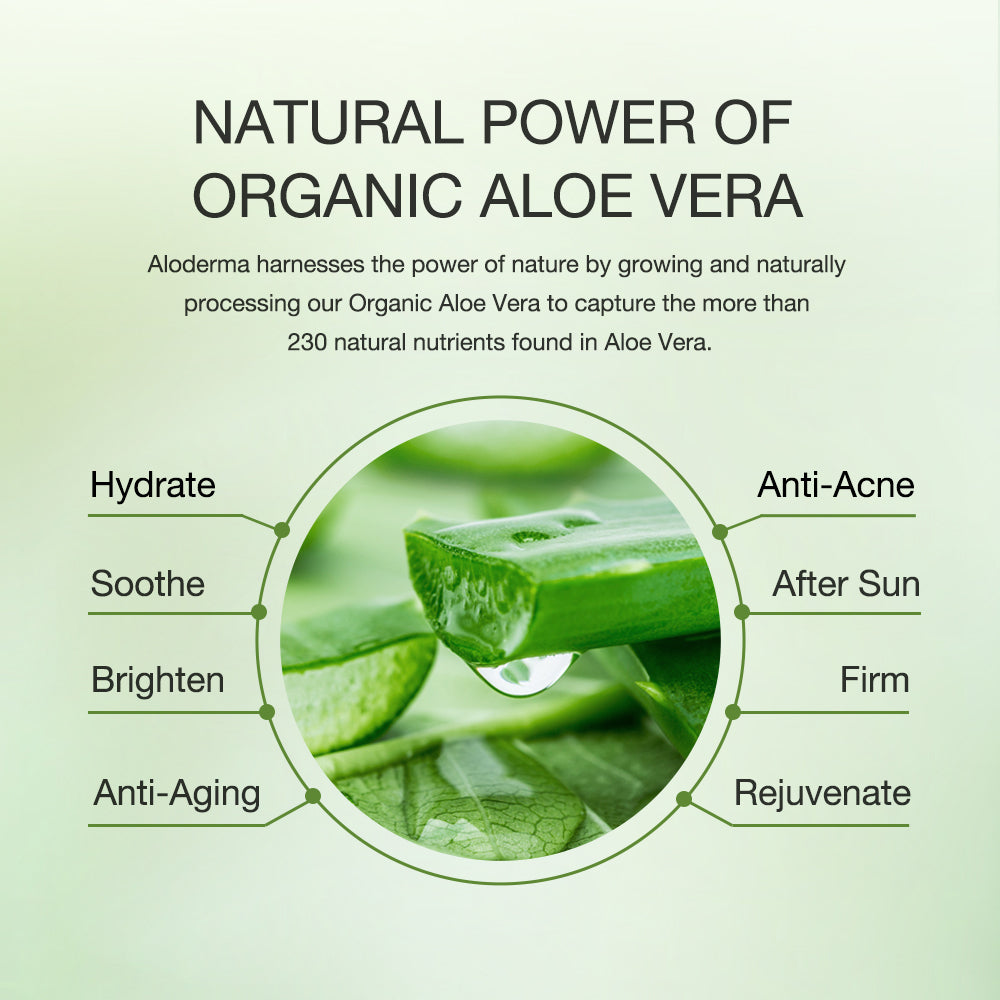 ALODERMA Pure Aloe Vera Gel + Tea Tree Oil by AloeCure