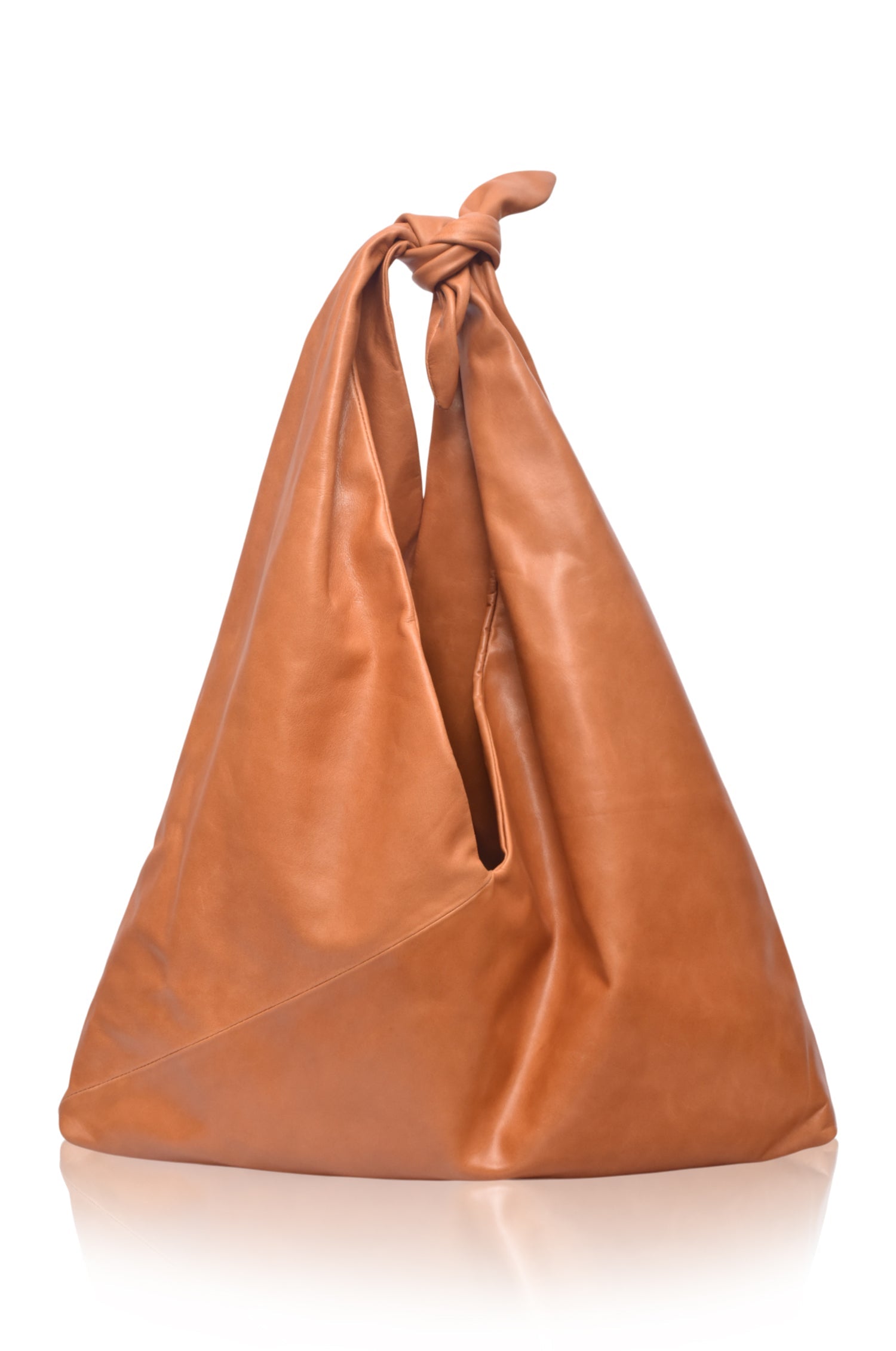 Nudo Knotted Leather Shoulder Bag by Bali ELF