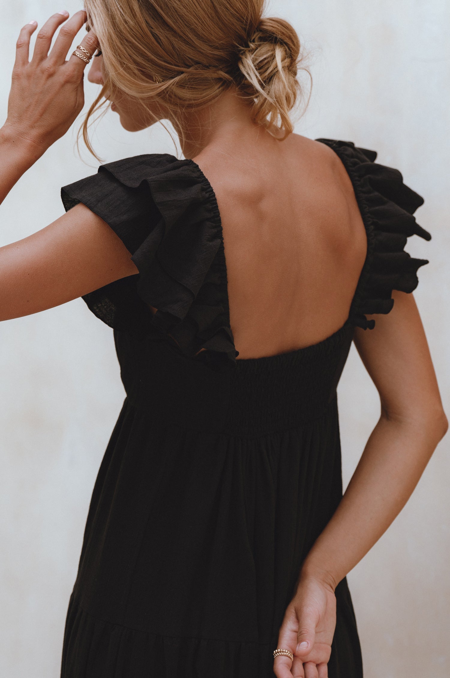 Nymph Bohemian Linen Maxi Dress by Bali ELF