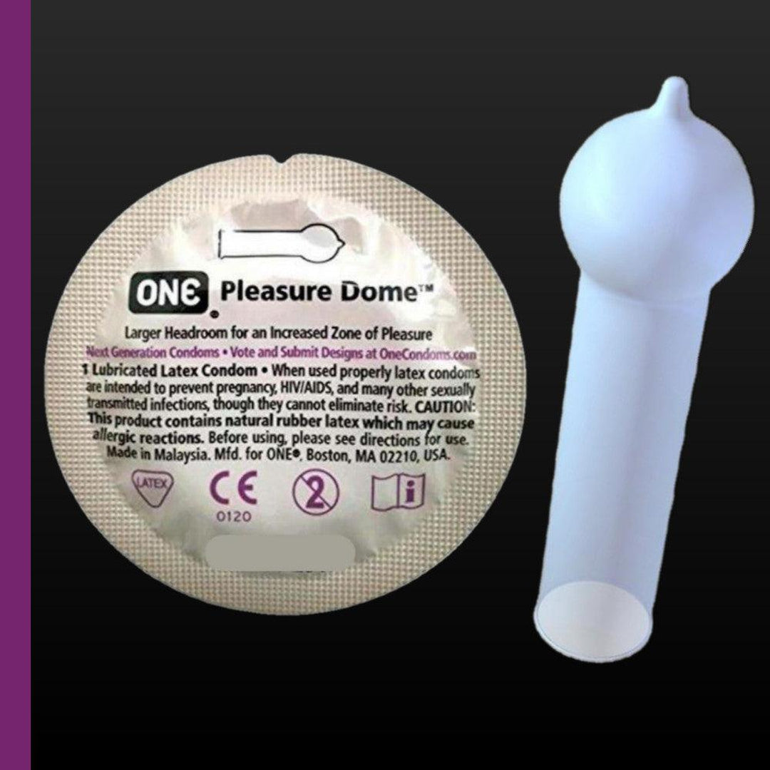 ONE Pleasure Dome Condoms with Reservoir Tip by Condomania.com