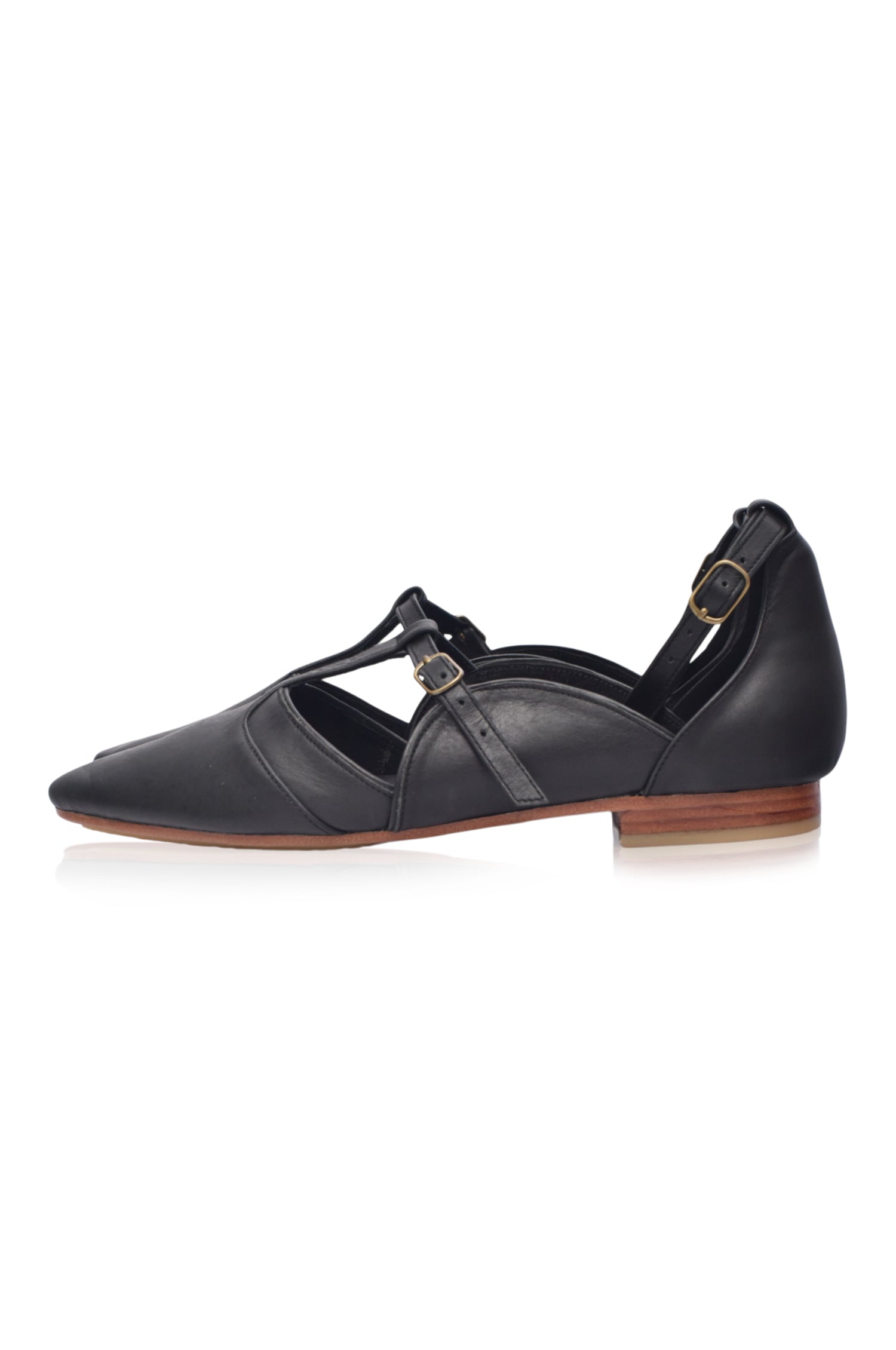 On The Go Leather Ballet Flats by Bali ELF