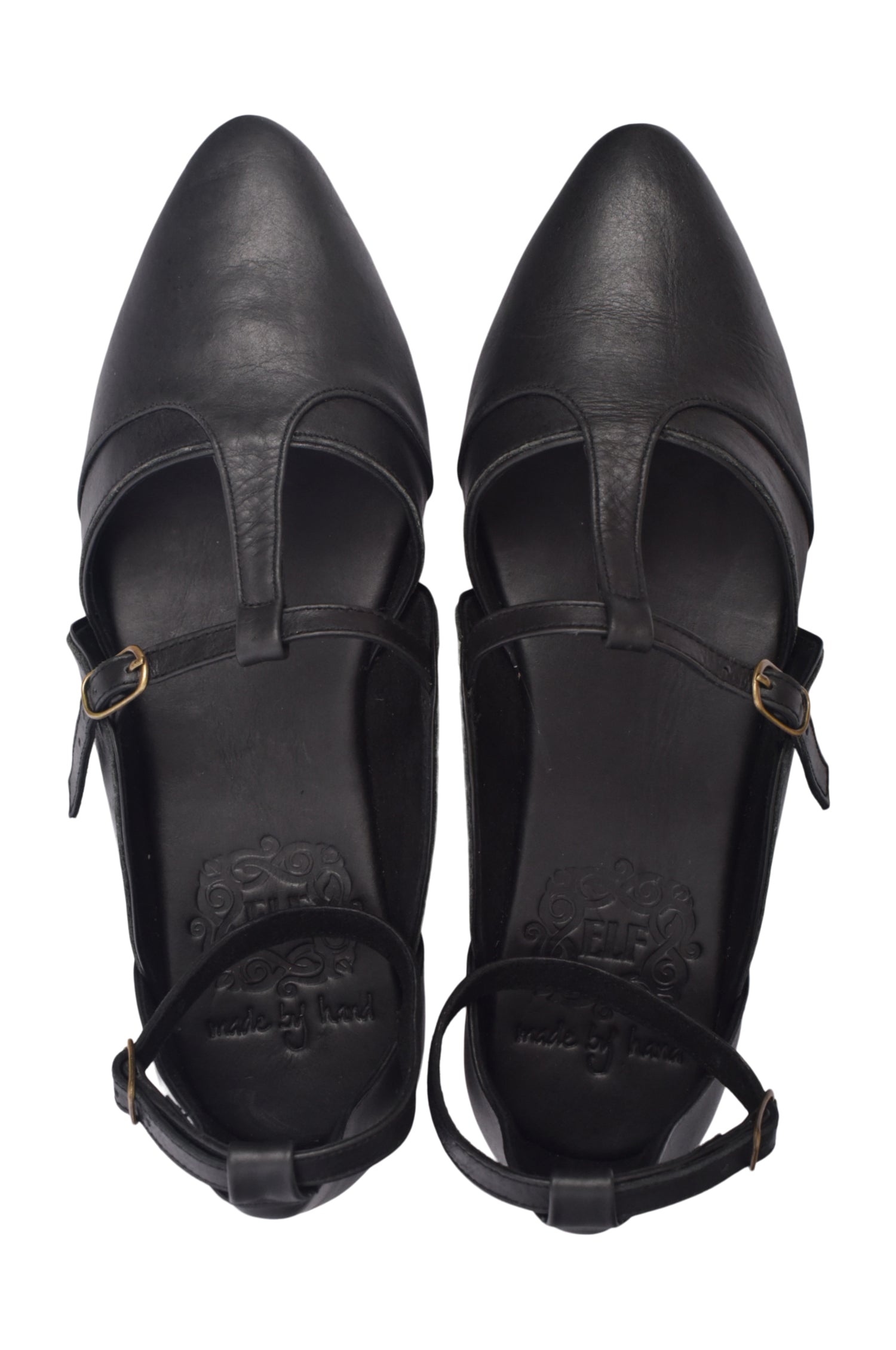 On The Go Leather Ballet Flats by Bali ELF