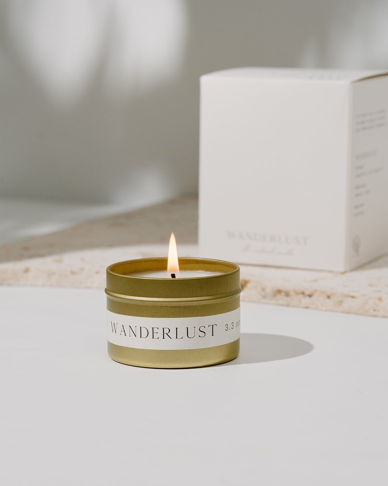 WANDERLUST Travel Tin Candle by Orchid + Ash