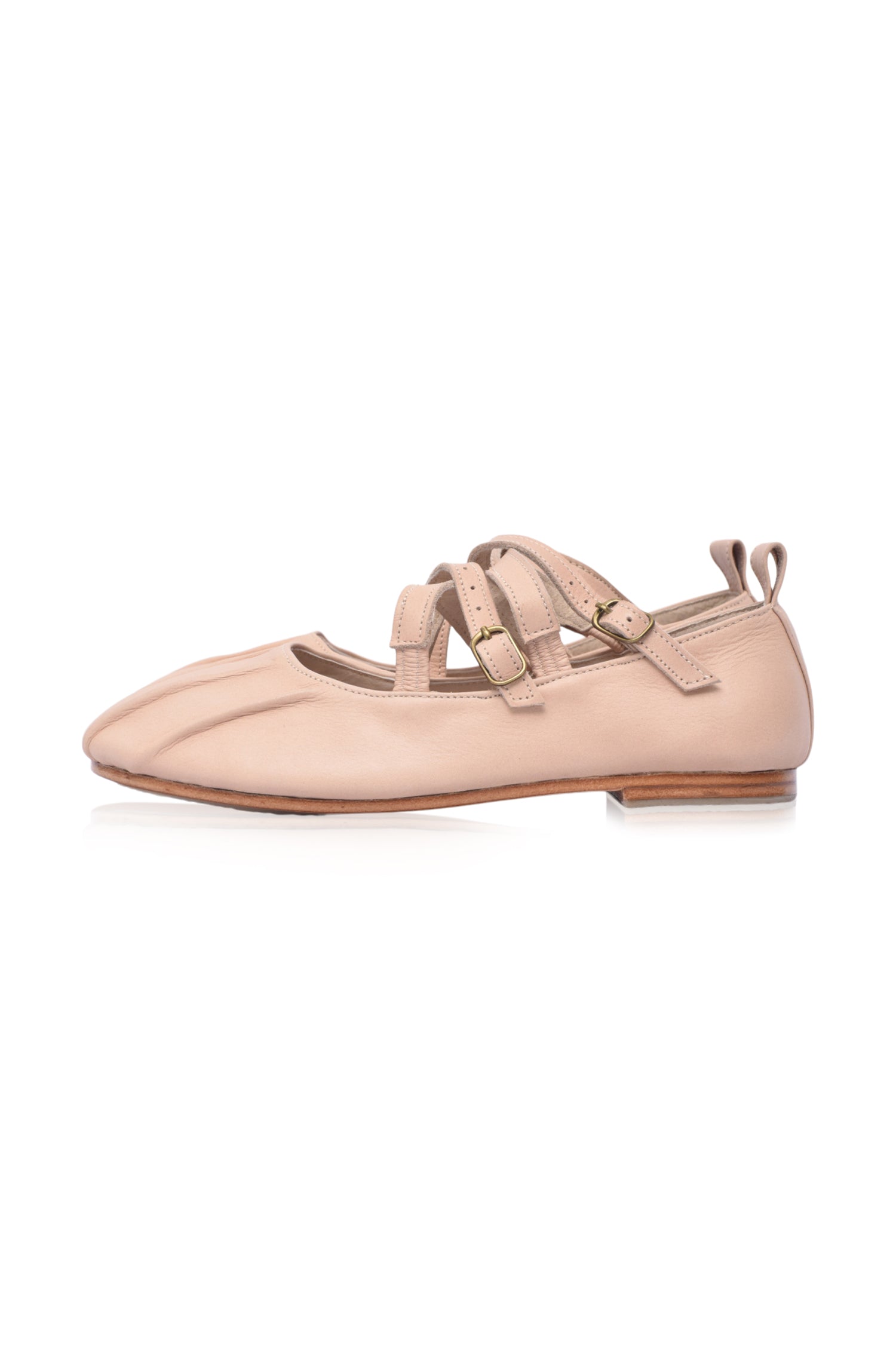 Obsession Criss Cross Leather Flats by Bali ELF