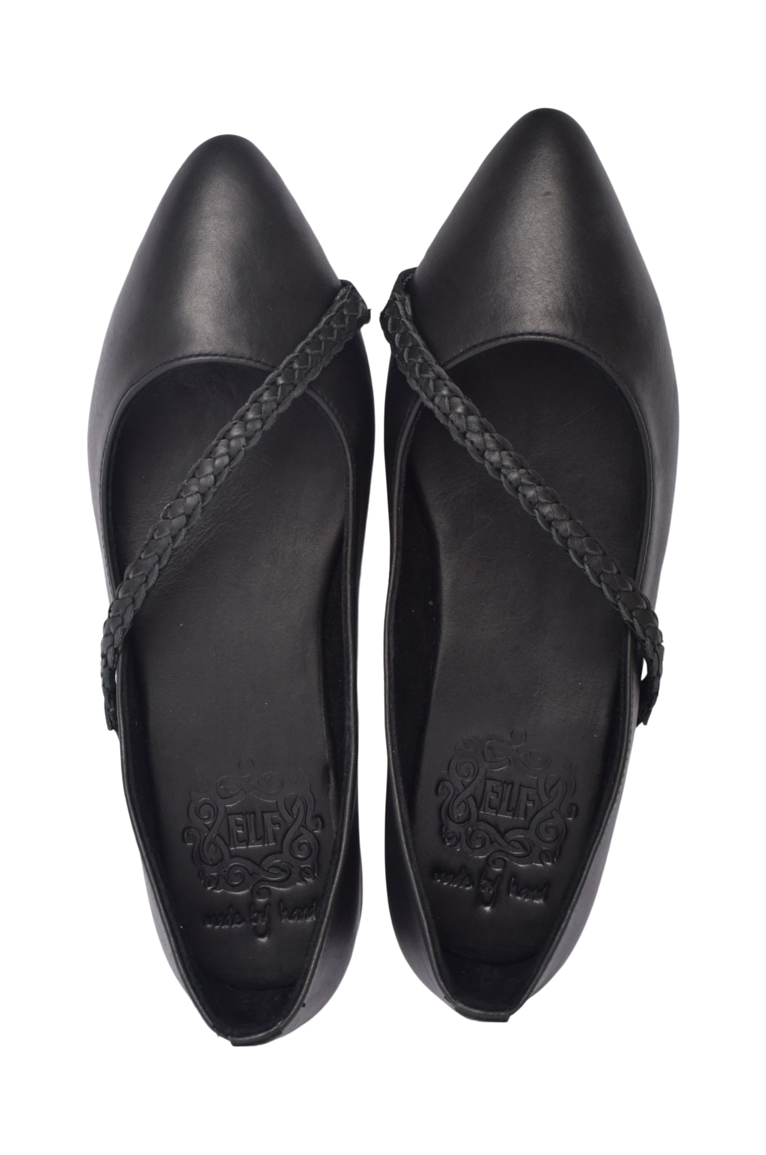 Orenda Elegant Leather Ballet Flats by Bali ELF