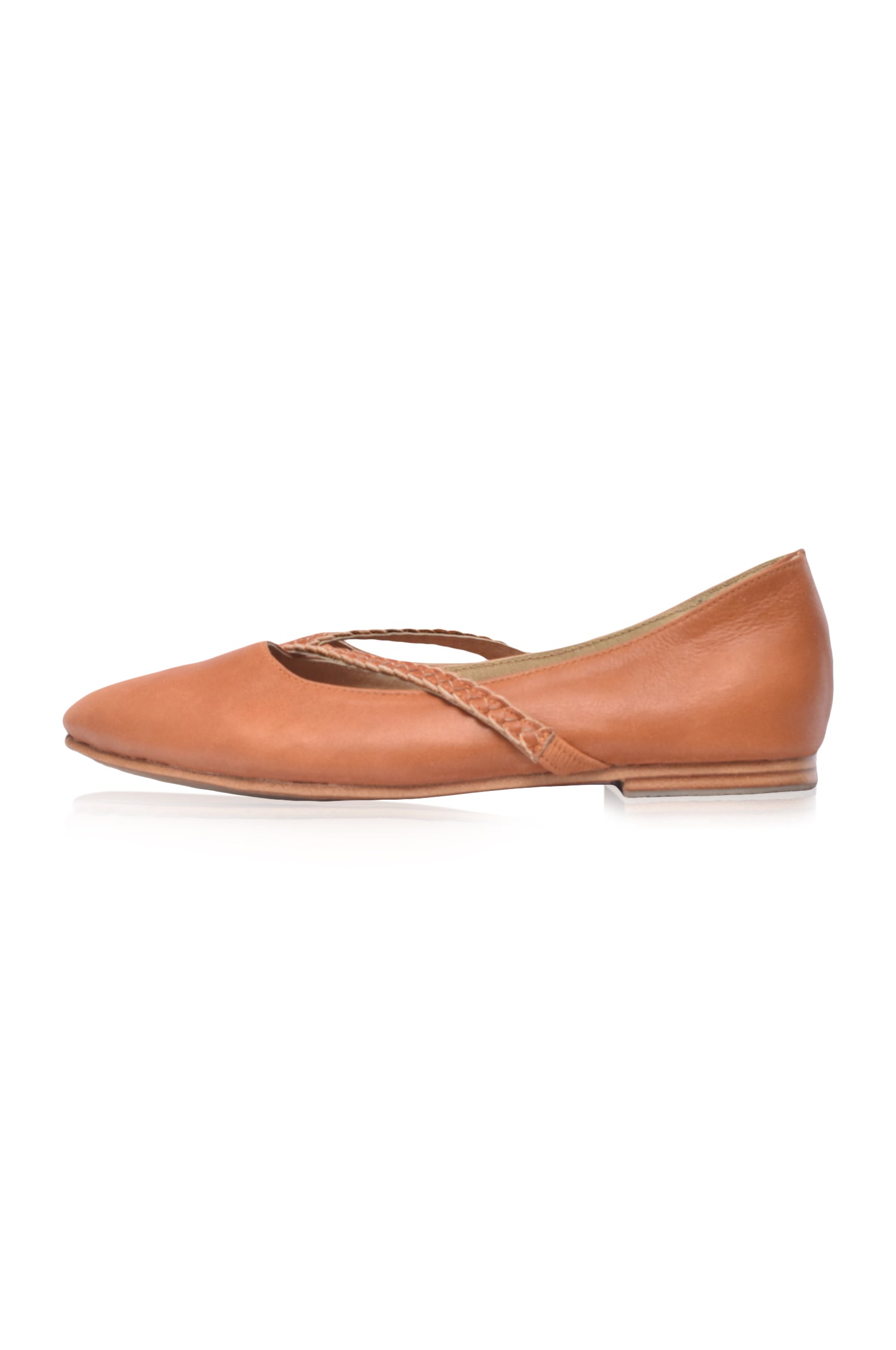 Orenda Elegant Leather Ballet Flats by Bali ELF
