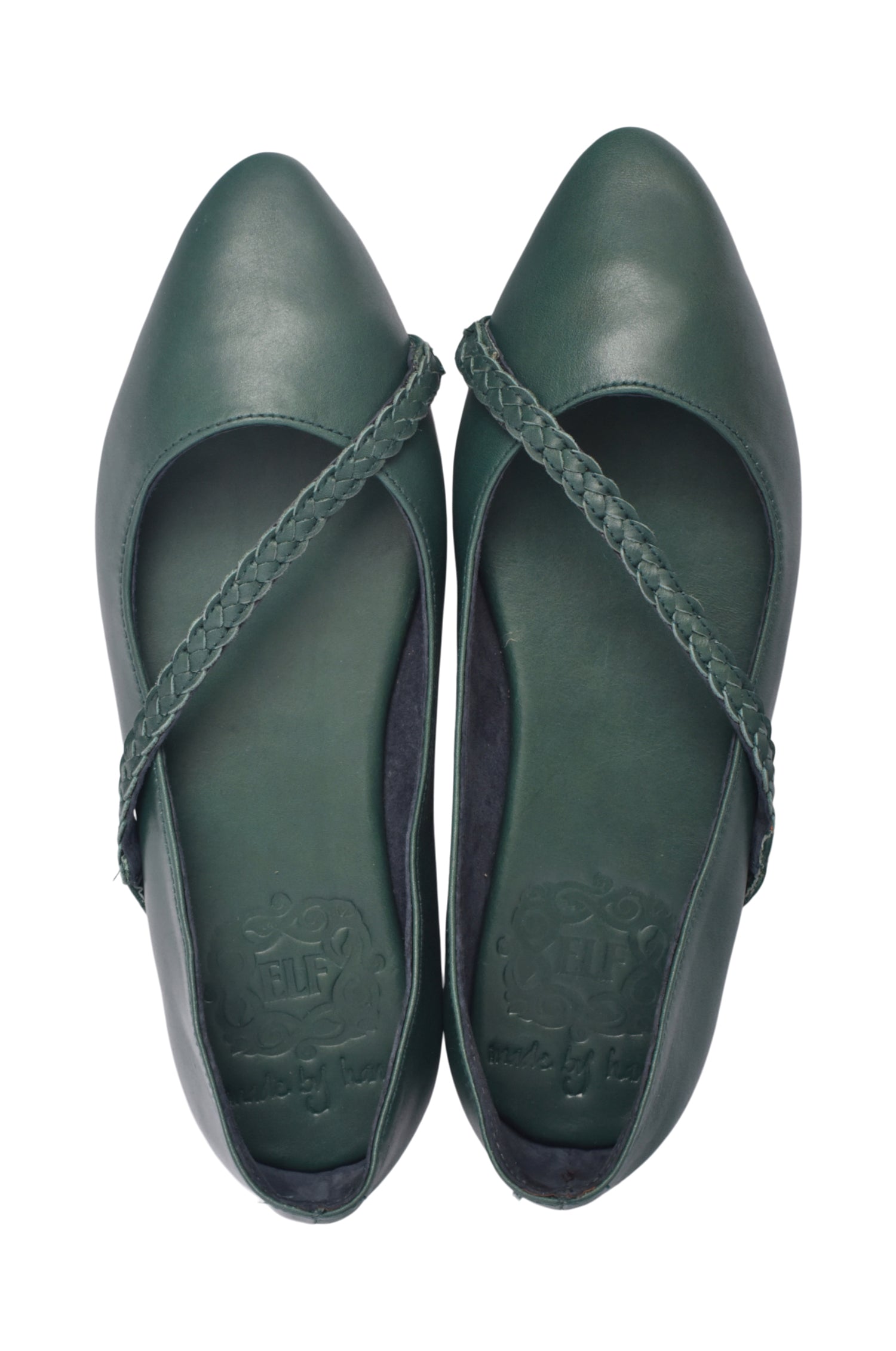 Orenda Elegant Leather Ballet Flats by Bali ELF