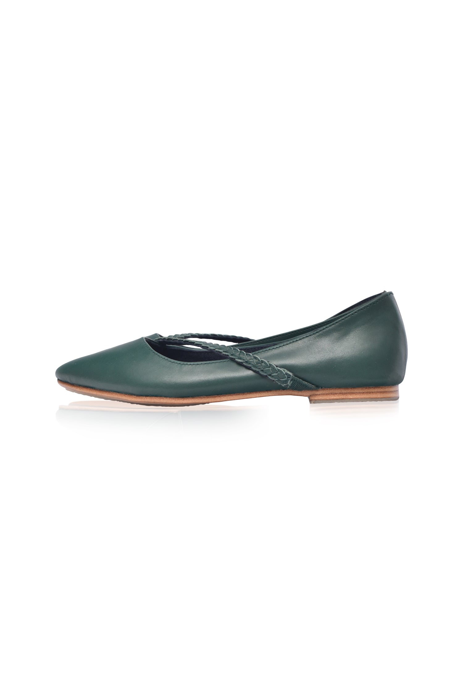 Orenda Elegant Leather Ballet Flats by Bali ELF