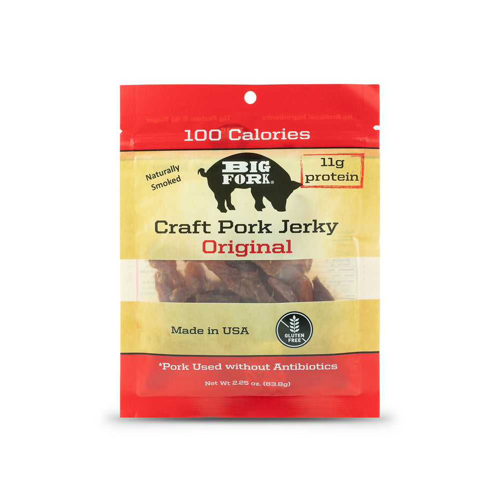 Craft Pork Jerky Collection (24 bags, 8 of each flavor) by Big Fork Brands