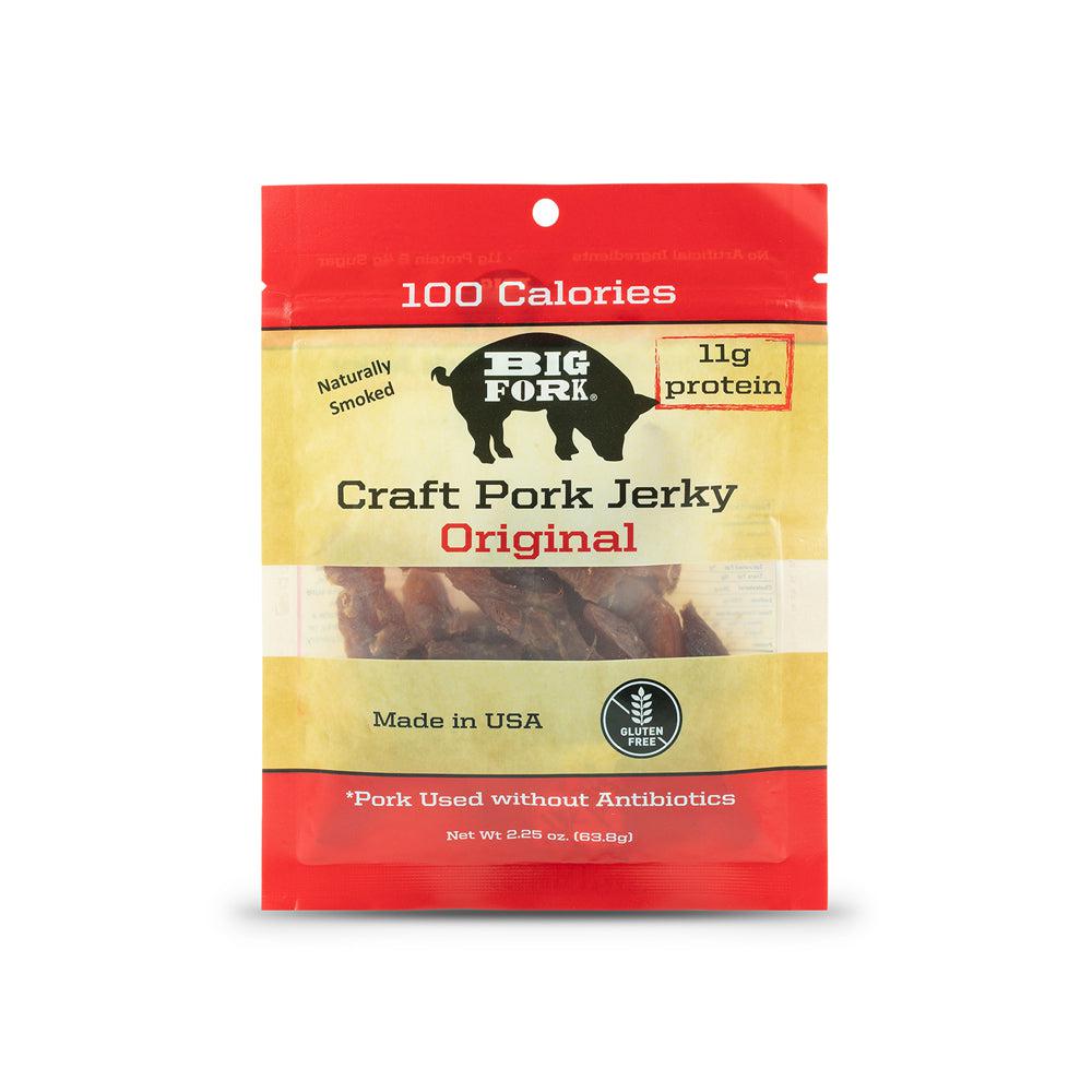 Craft Pork Jerky Sample - 1 pack of each flavor (3 total) by Big Fork Brands