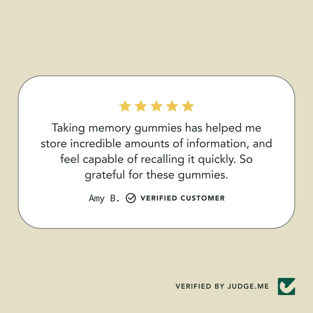 Memory Gummies by Fantastic Fungi