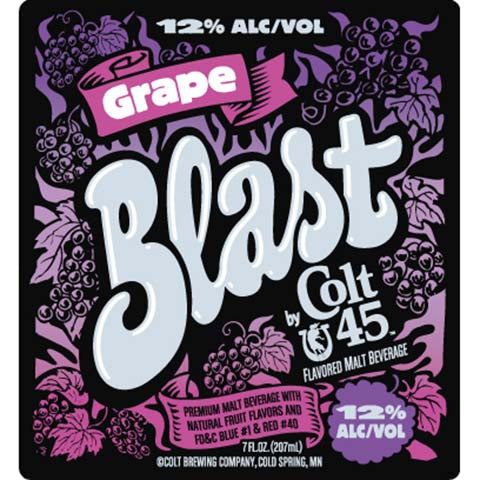 Pabst Blast by Colt 45 (Grape) by CraftShack Liquor Store