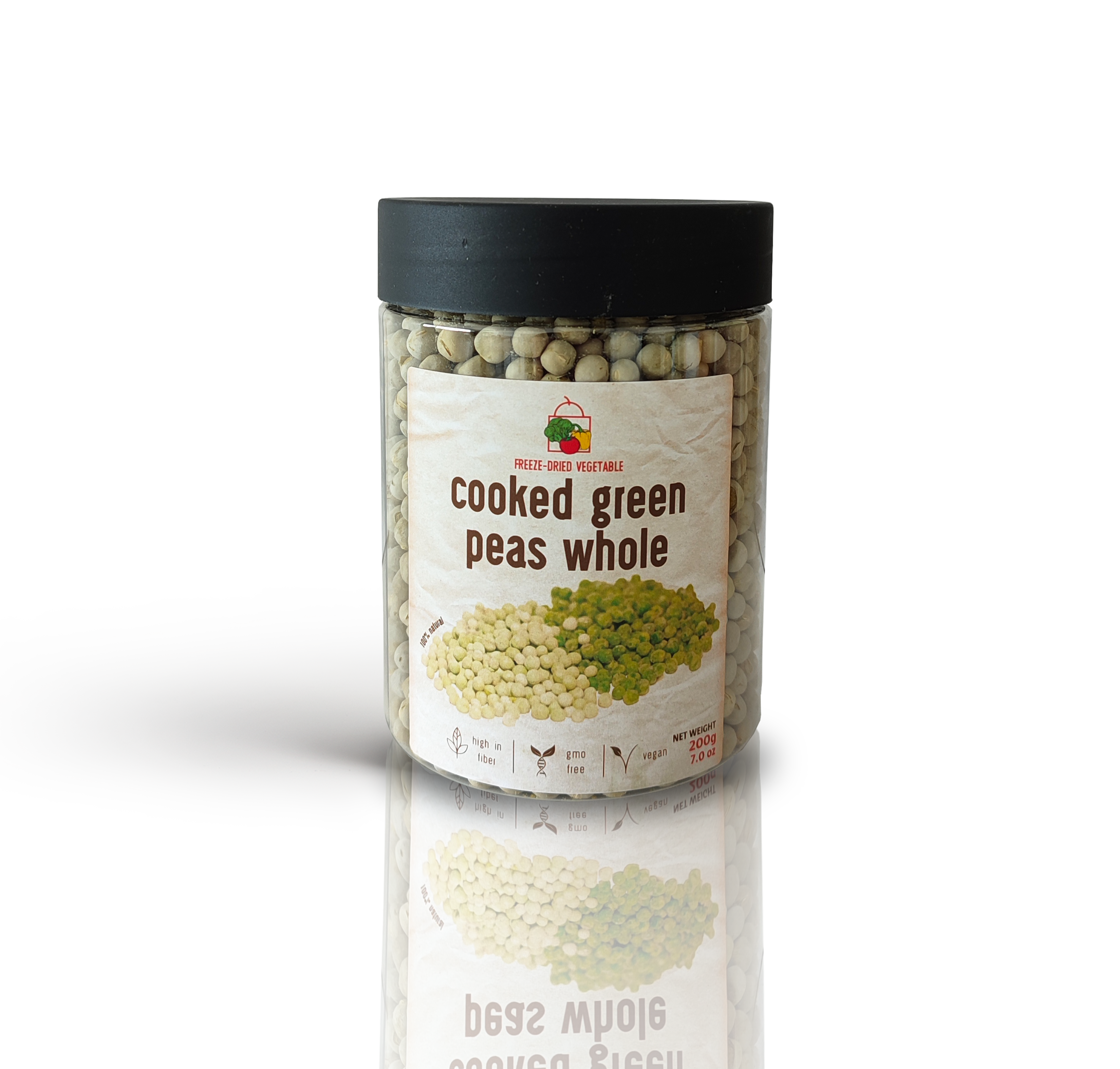 Freeze Dried Cooked Peas by Diaita Smart Foods (Worldwide Shipping)