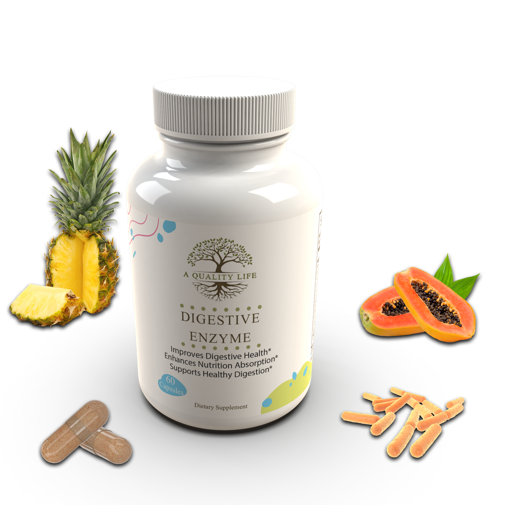 Digestive Enzyme by A Quality Life Nutrition