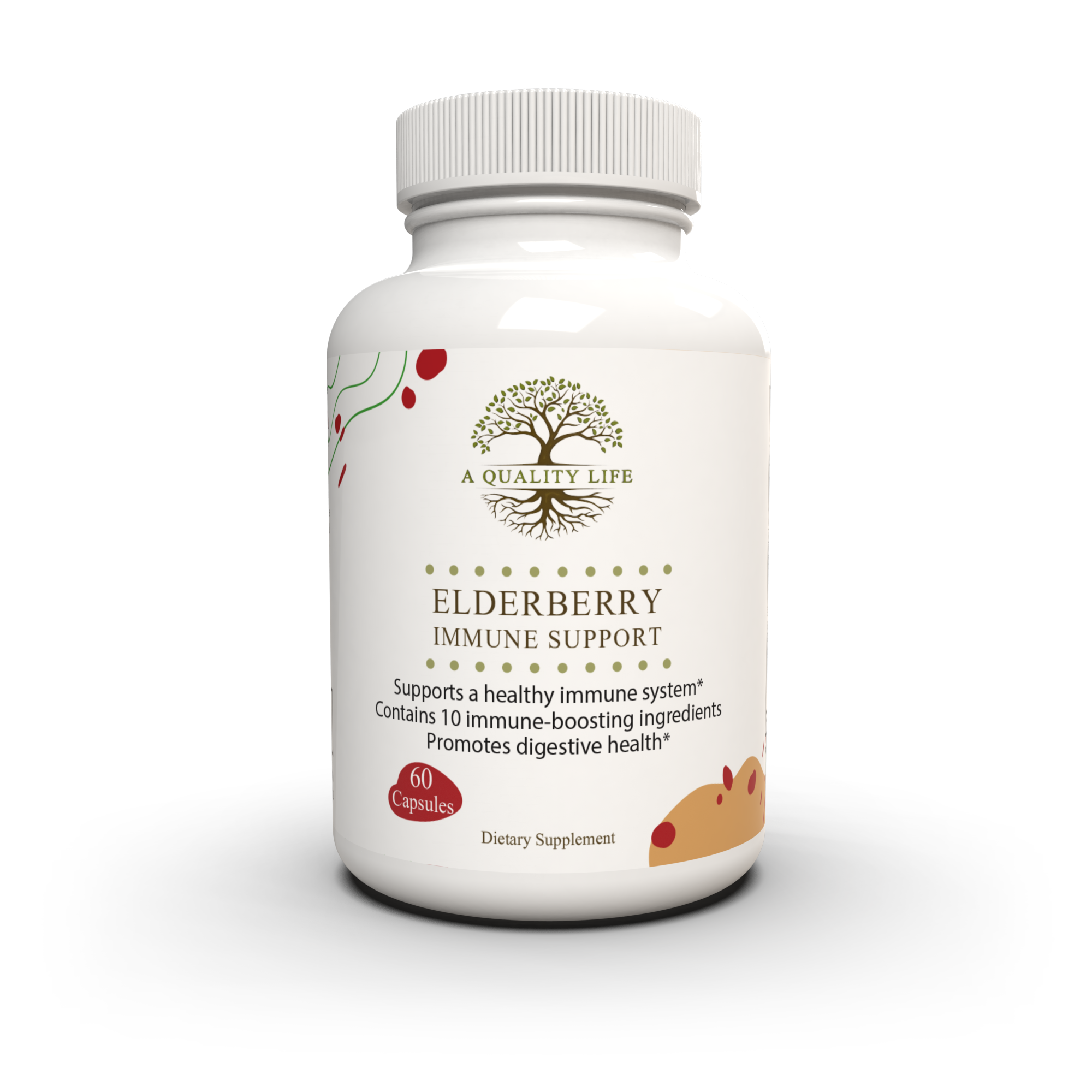 Elderberry Immune Support by A Quality Life Nutrition