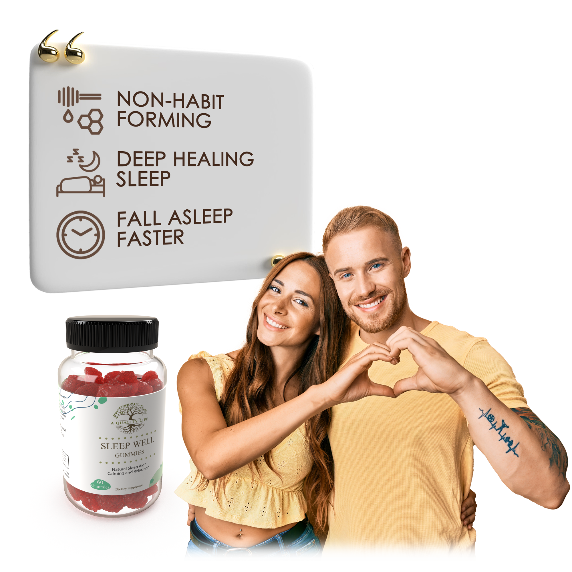 Sleep Well Gummies by A Quality Life Nutrition