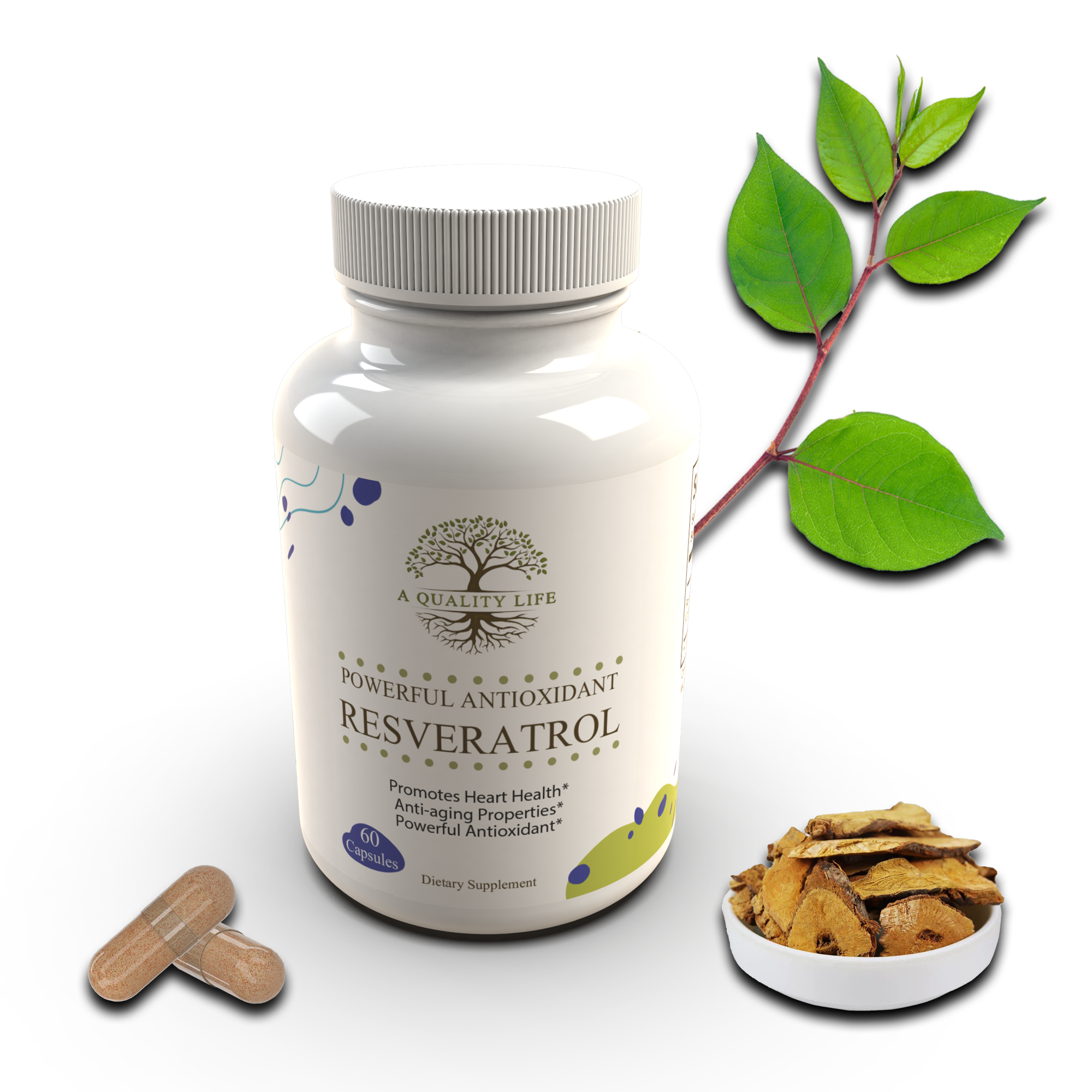 Powerful Antioxidant - Resveratrol by A Quality Life Nutrition