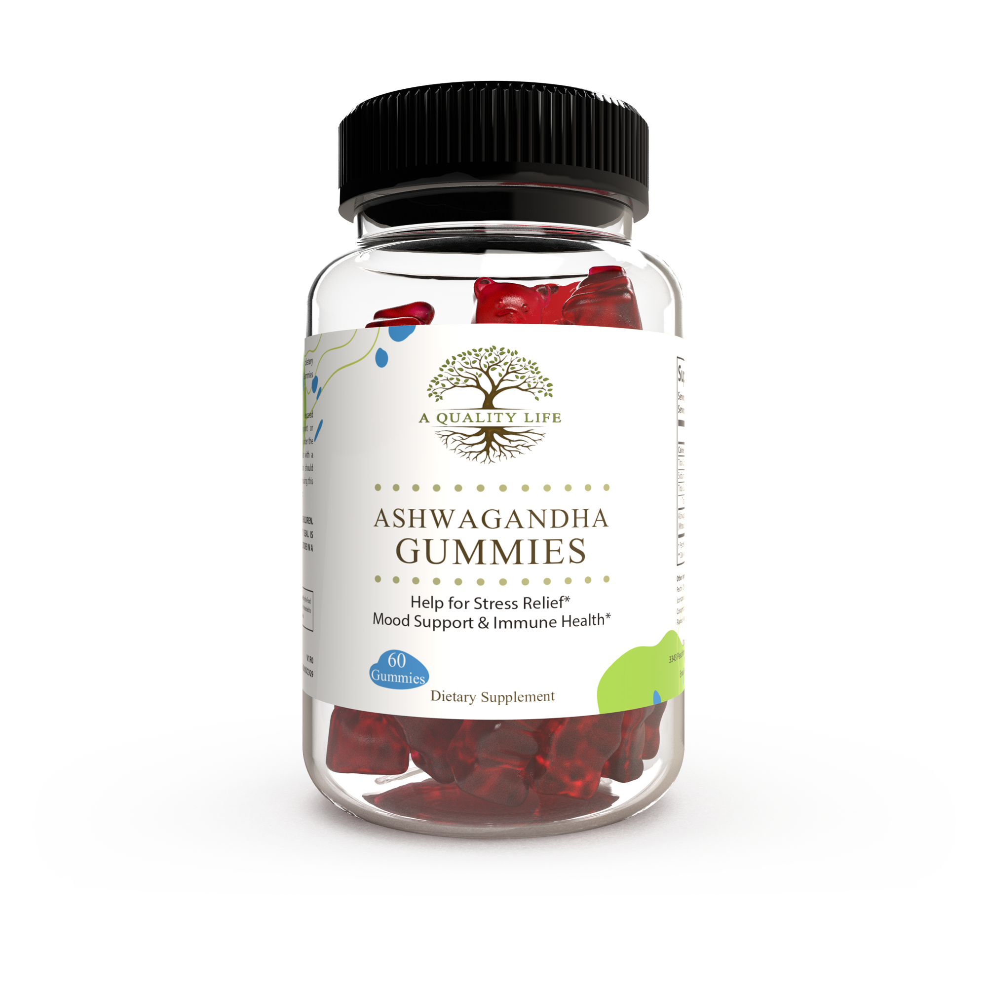 Ashwagandha Gummies by A Quality Life Nutrition